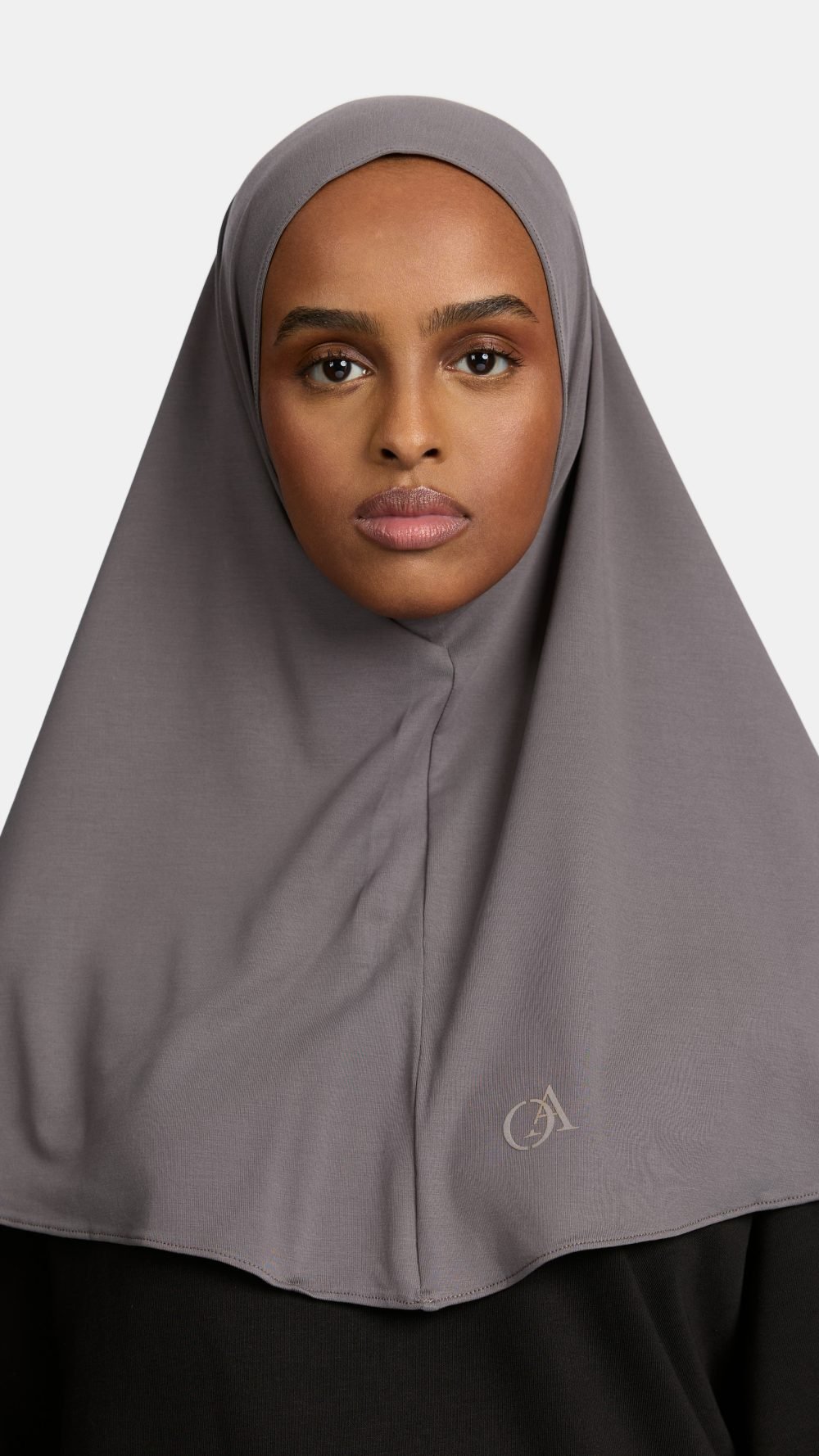 Breathable jersey hijab Steel Gray