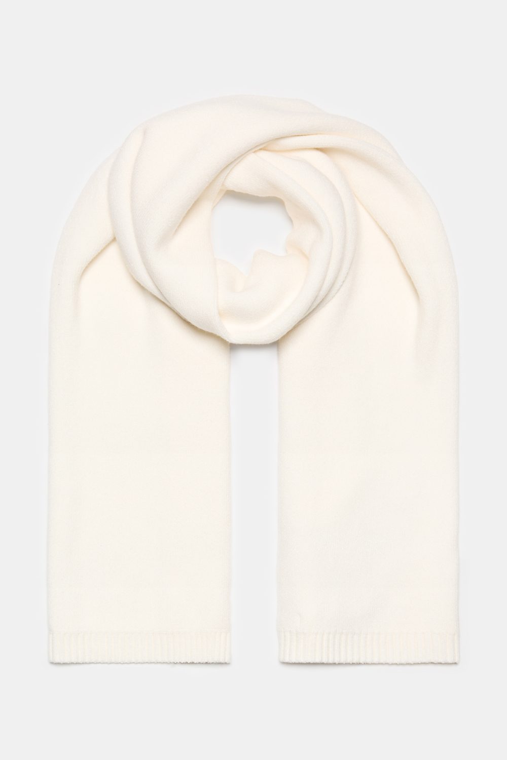 Tricot winter scarf Off White
