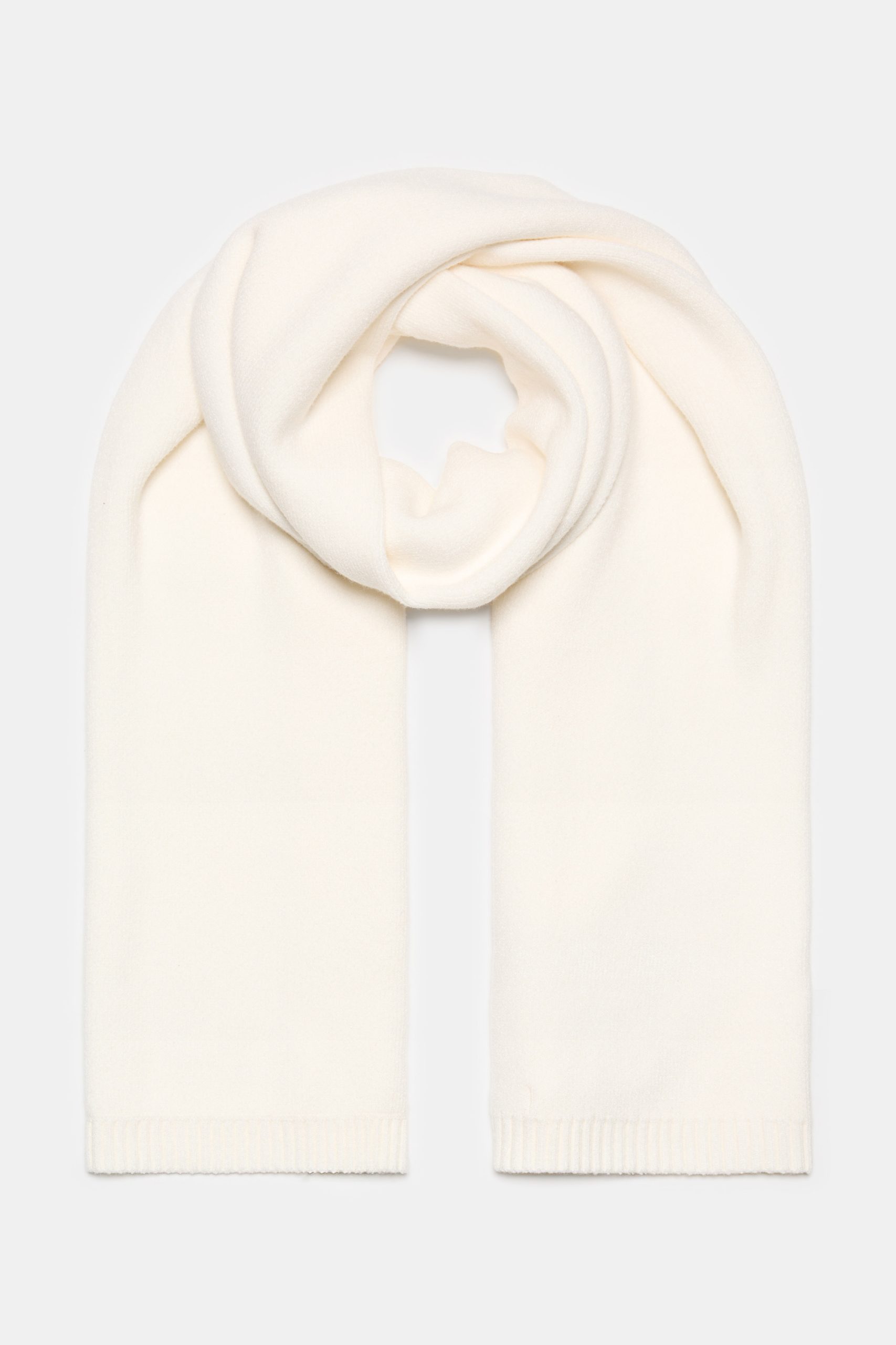 Tricot winter scarf Off White