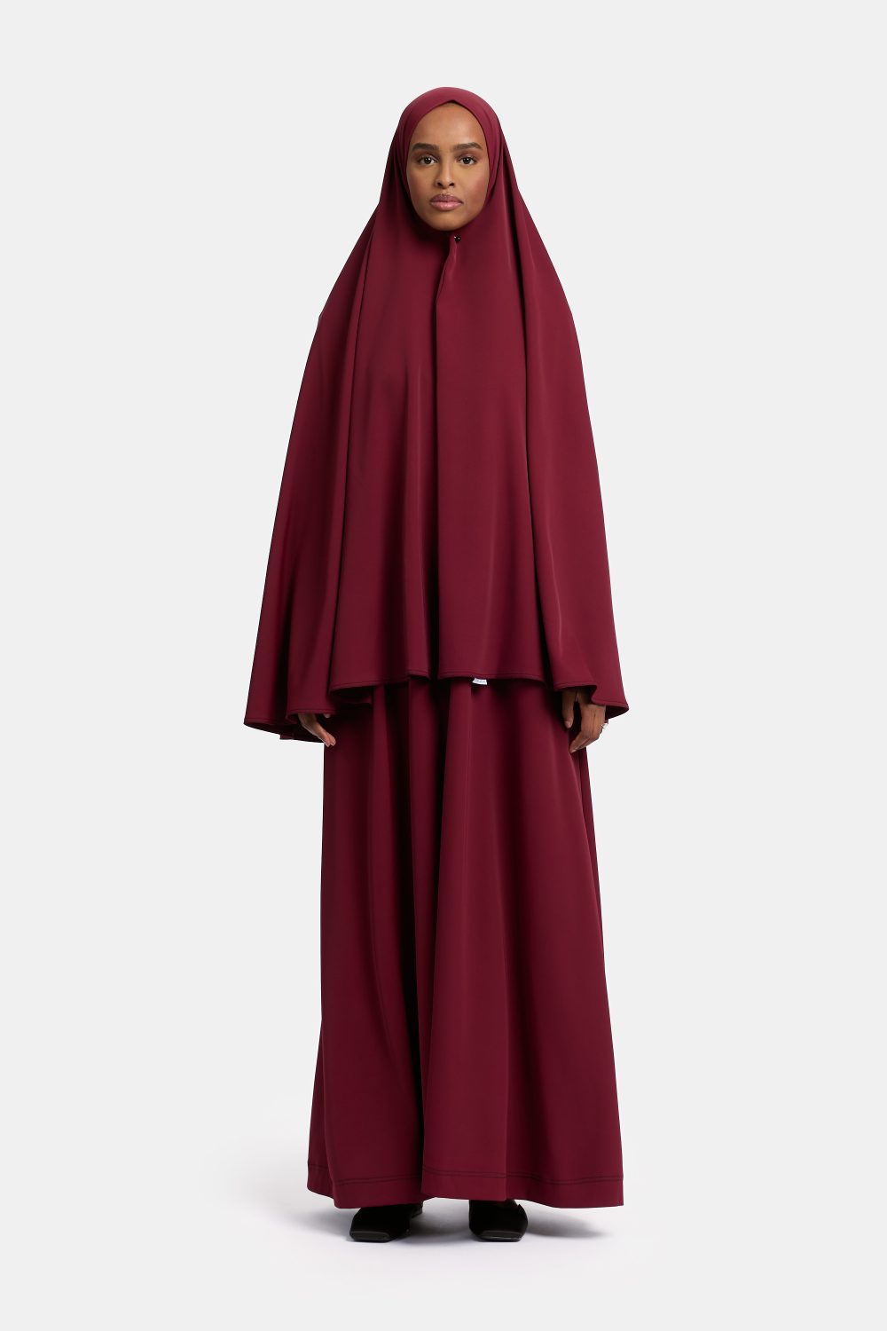 Trim khimar Burgundy - Afbeelding 3