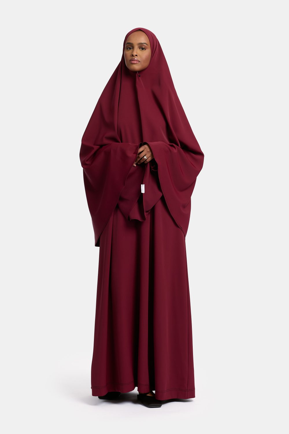 Trim khimar Burgundy