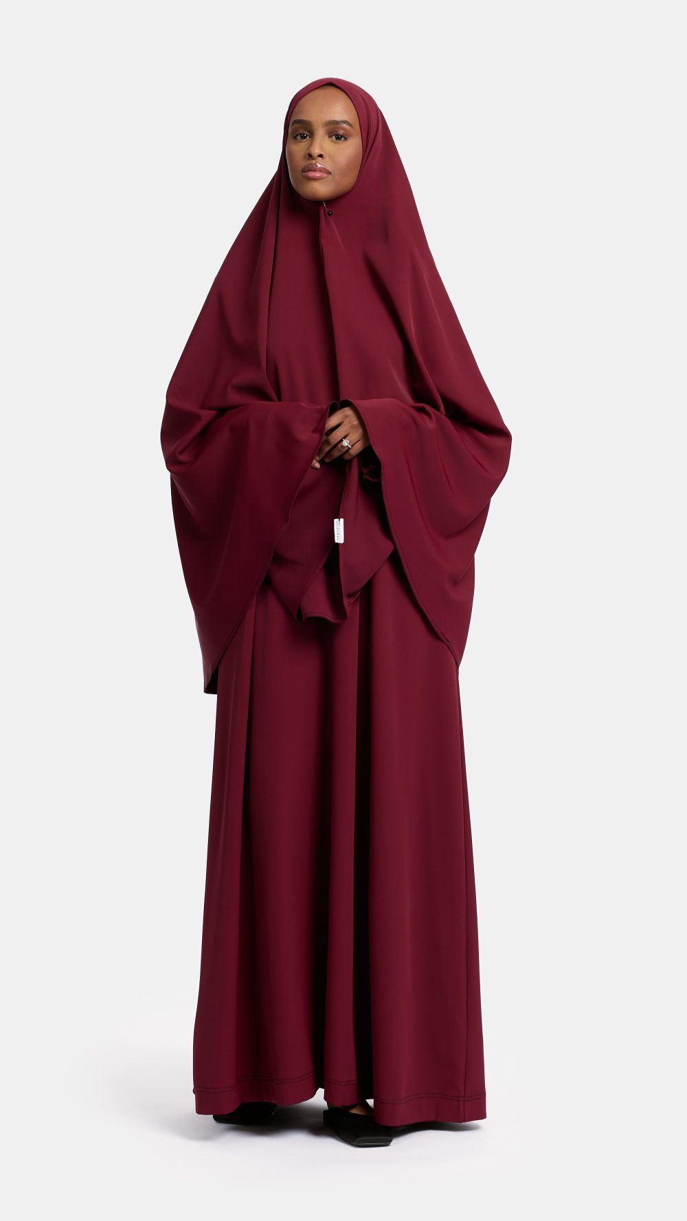 Trim khimar Burgundy