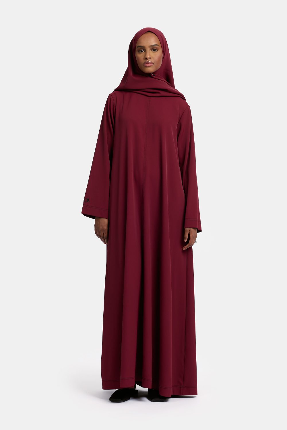 Trim abaya Burgundy