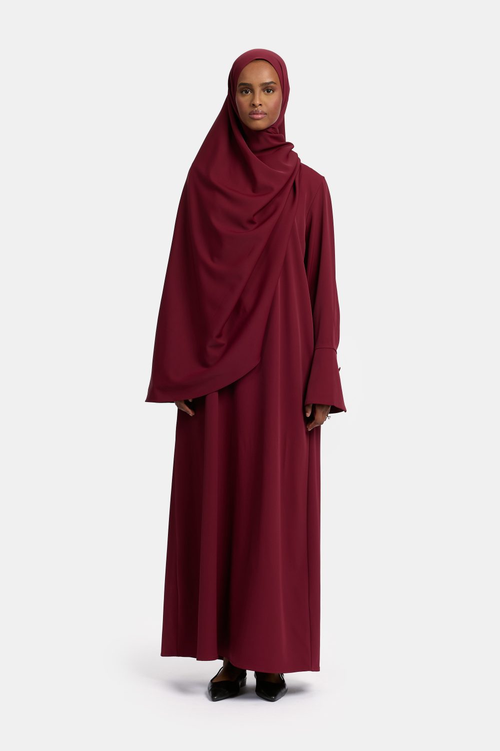 Simplicity abaya Burgundy