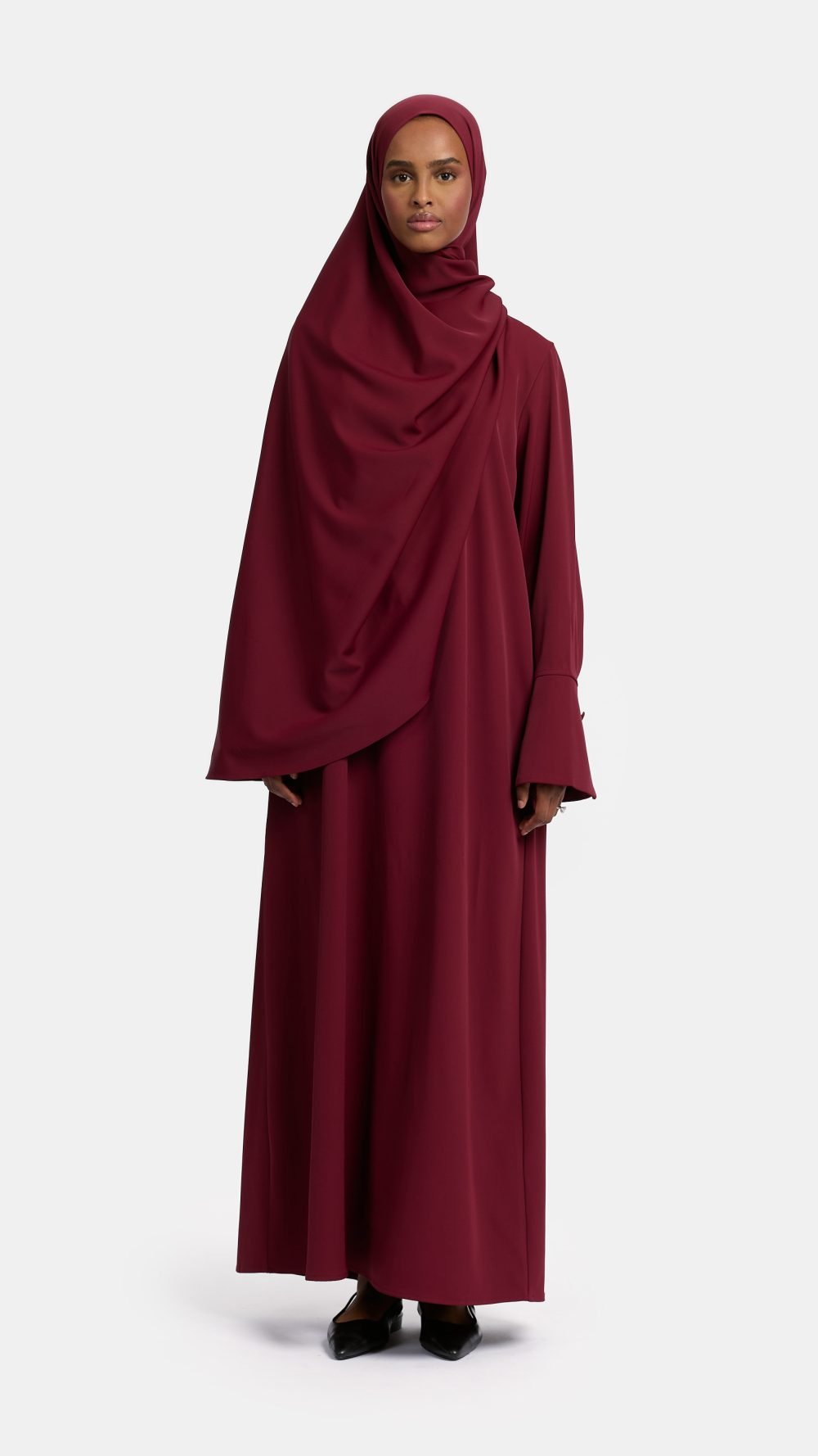 Simplicity abaya Burgundy