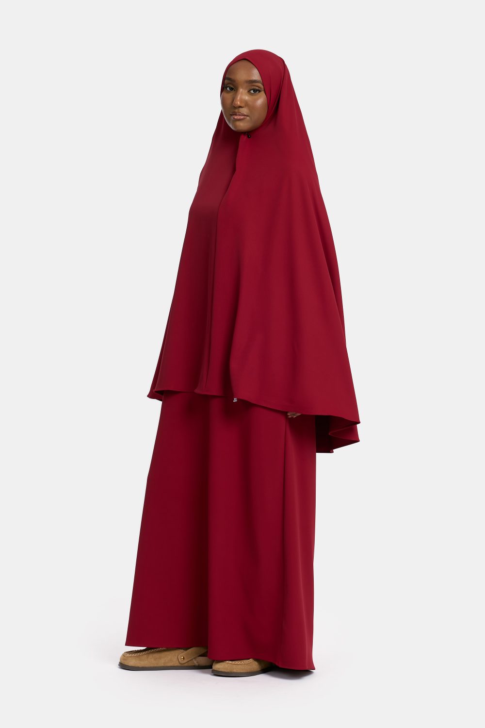 Heup khimar Bordeaux (Simplicity) - Afbeelding 2