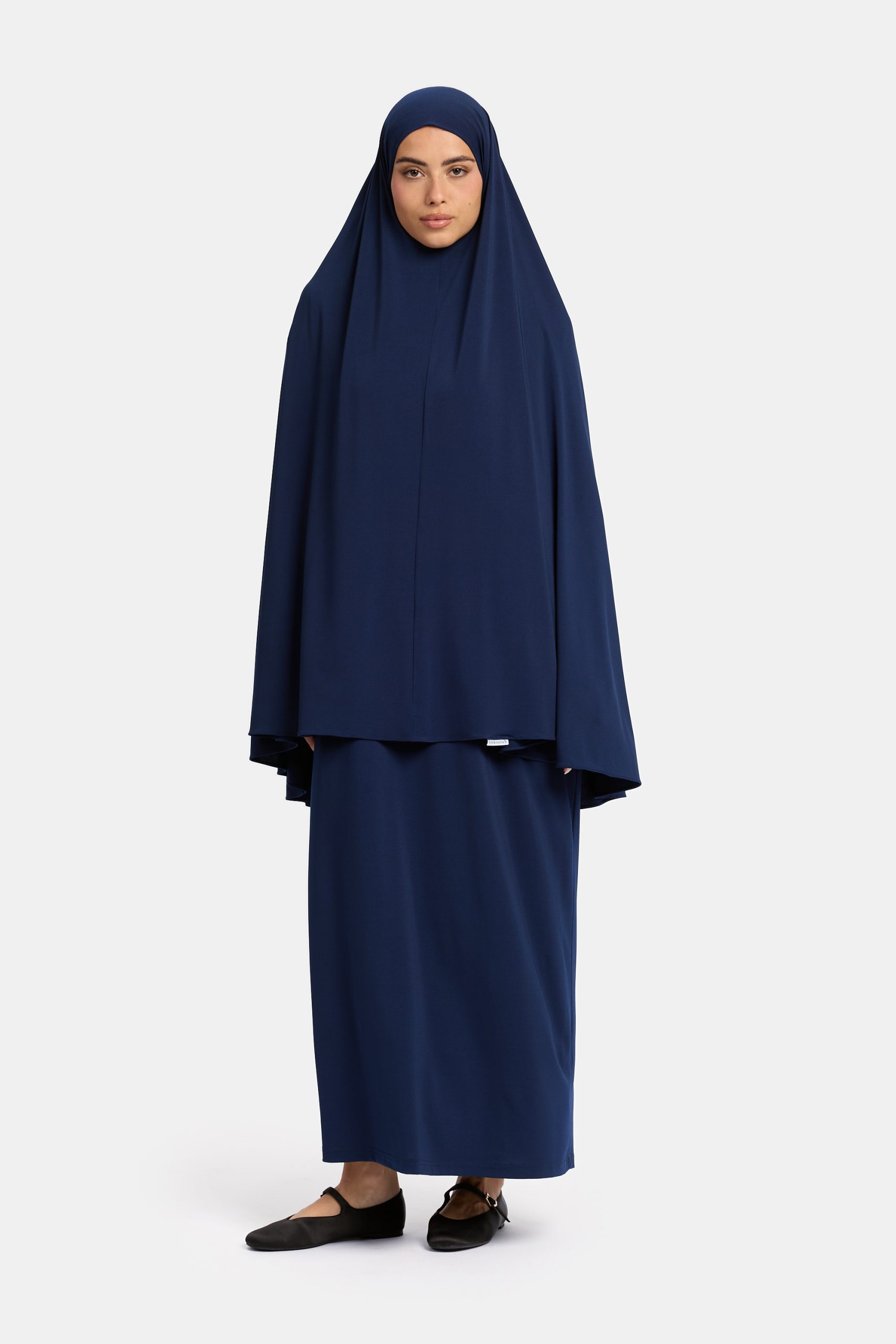 Jersey abaya set Dark Navy