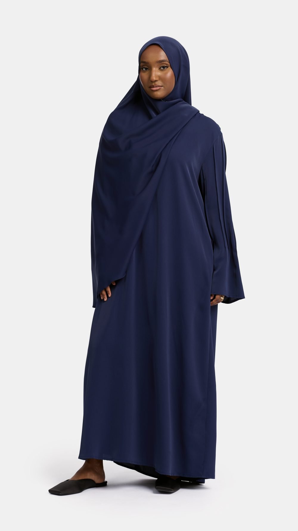 Finesse abaya Deep Navy