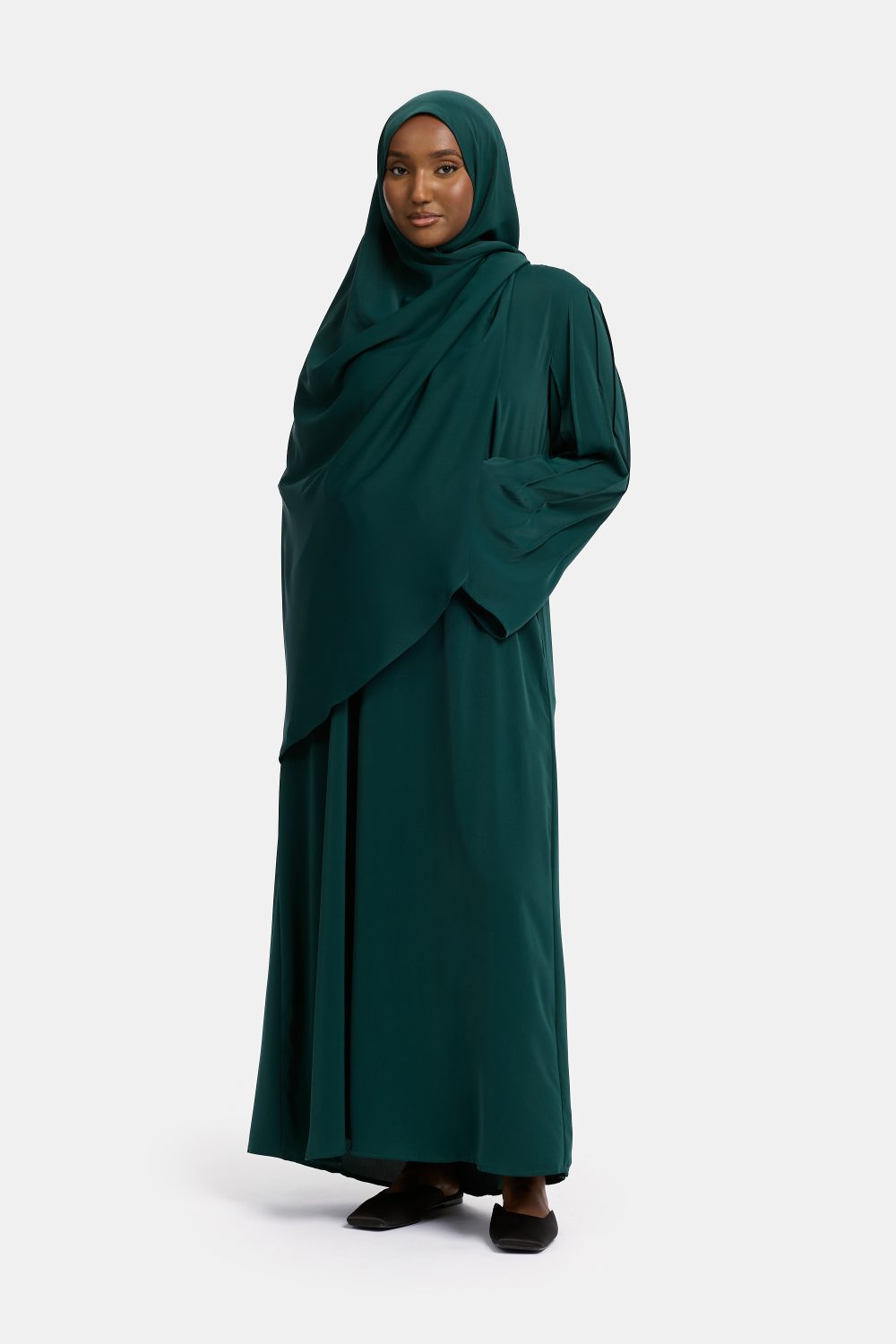 Finesse abaya Deep Petrol