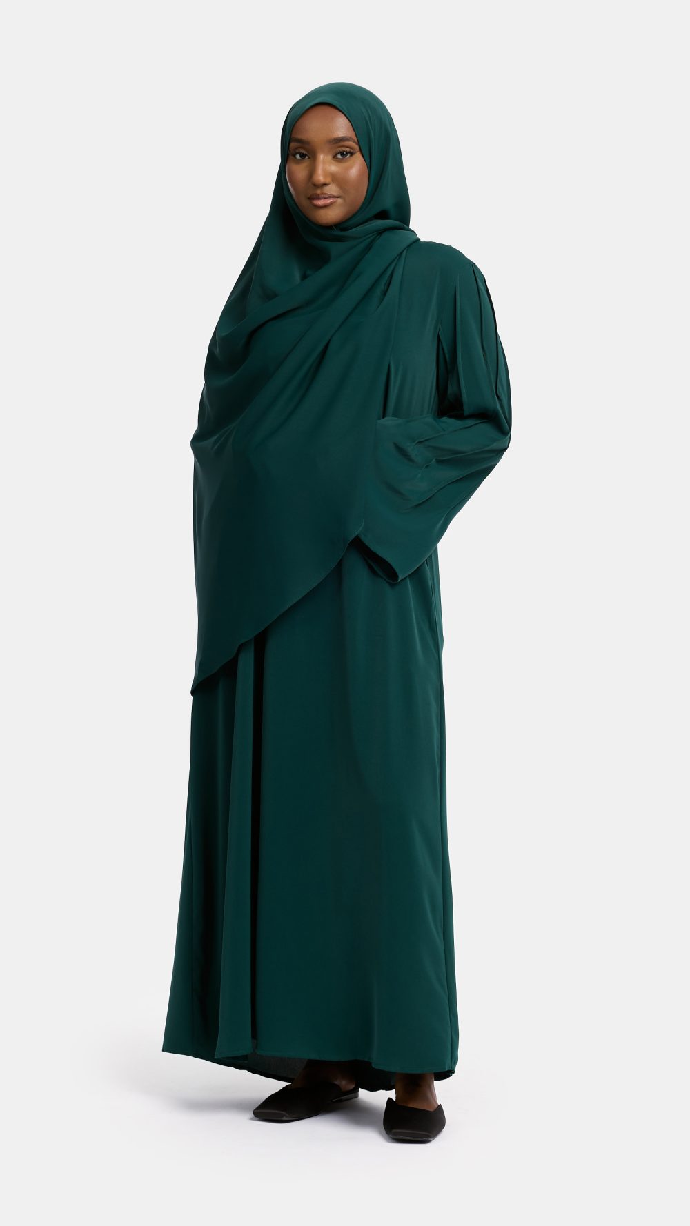 Finesse abaya Deep Petrol