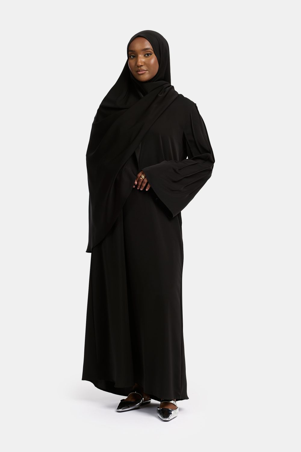 Finesse abaya Black