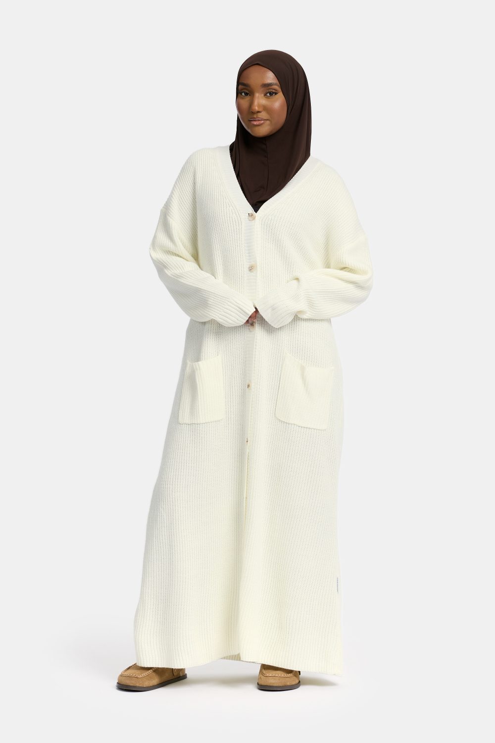 Knitted cardigan Off White - Afbeelding 2