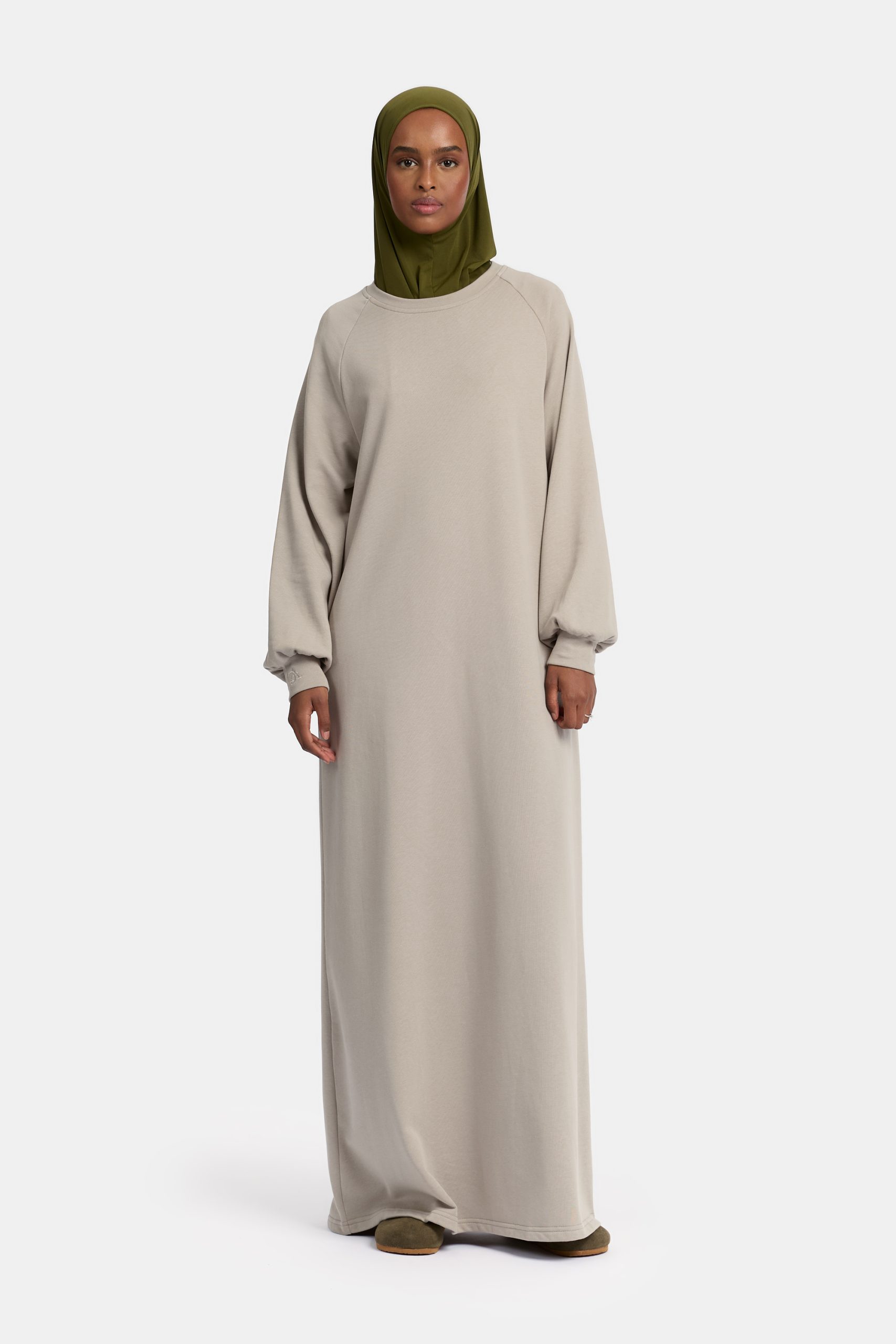Sweater abaya Mushroom Grey