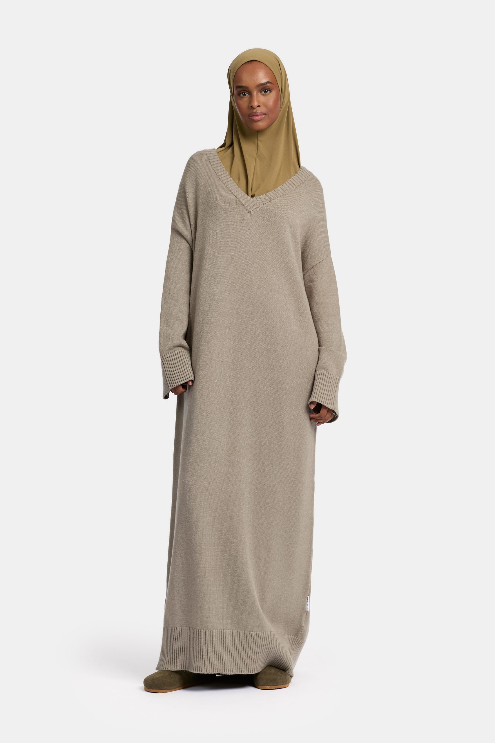 Tricot abaya Elephant