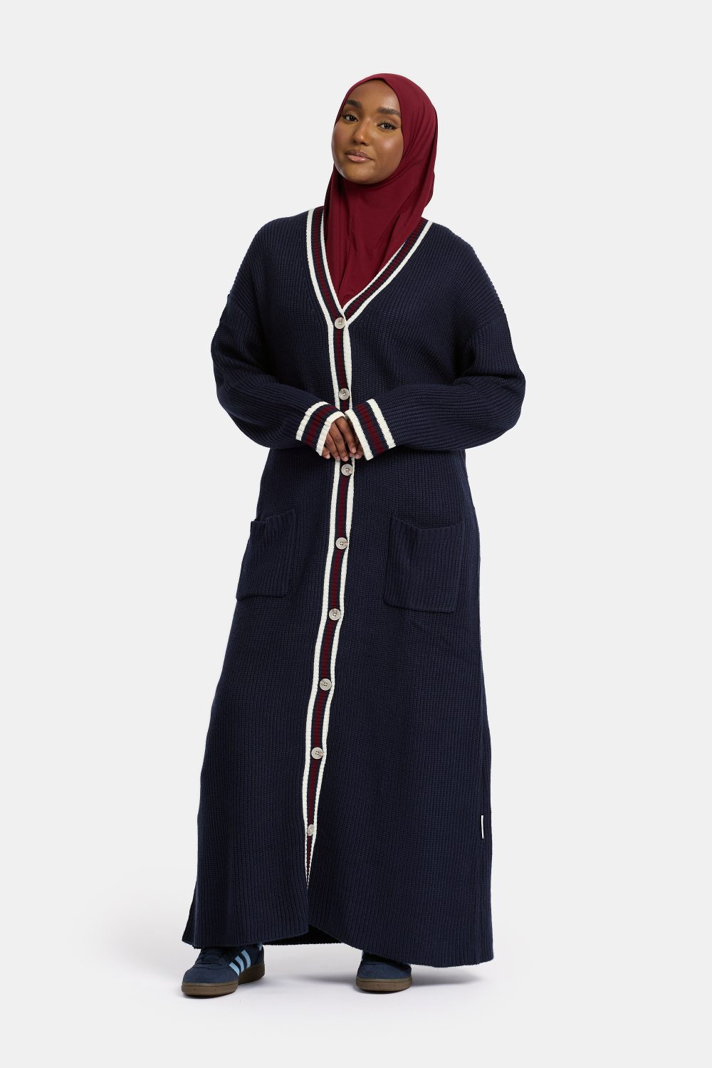 Knitted cardigan Dark Blue - Afbeelding 2