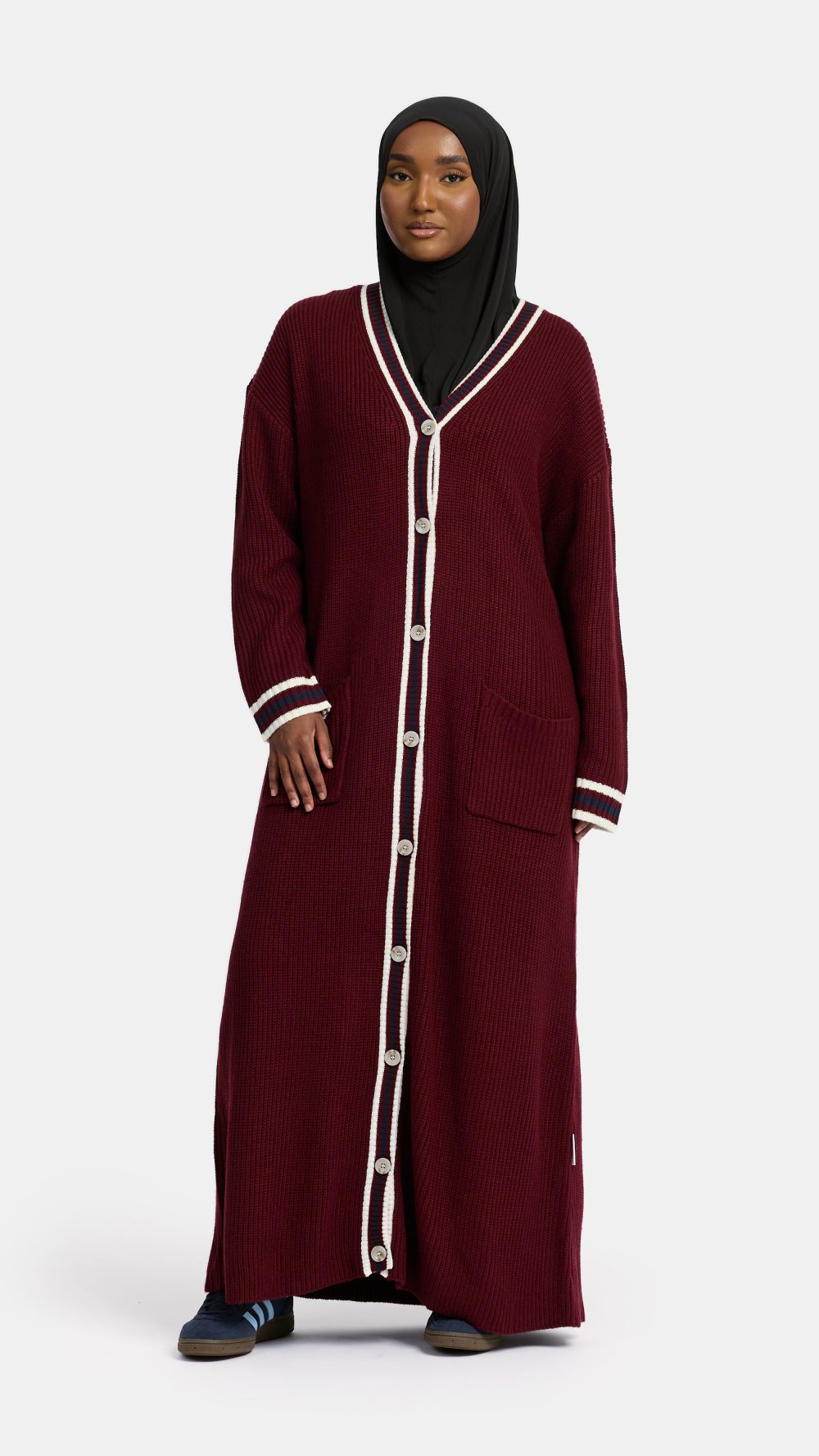 Knitted cardigan Deep Burgundy