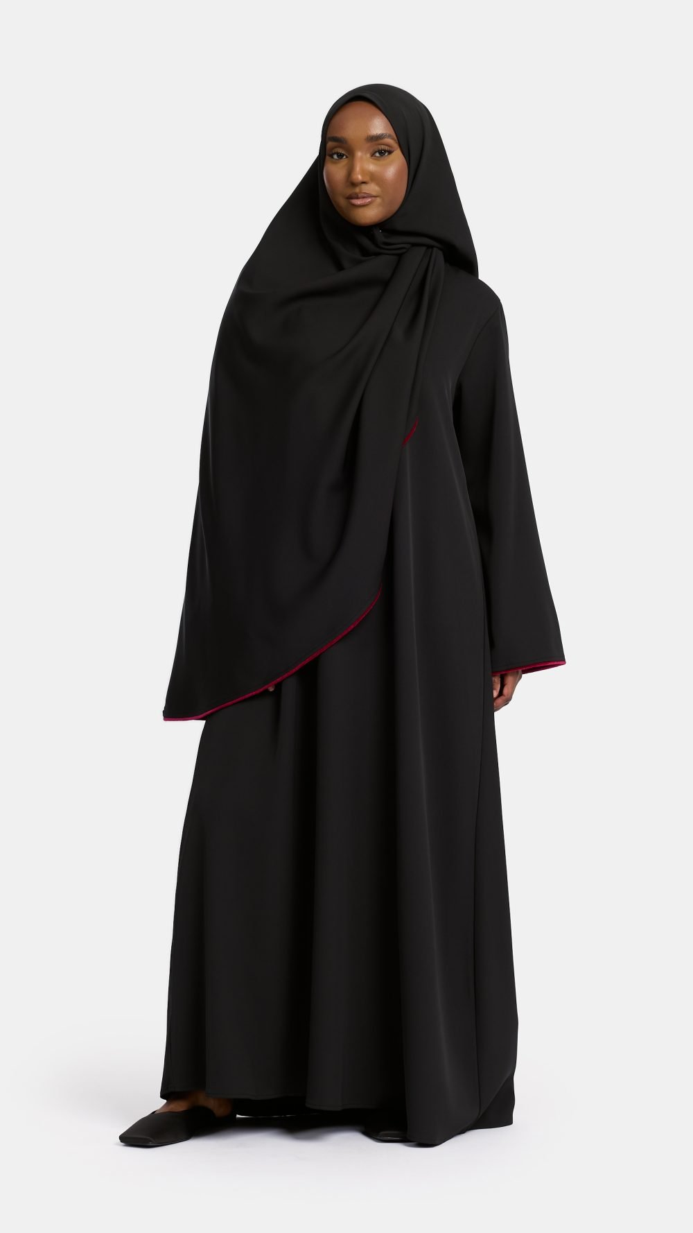 Velvet abaya Black
