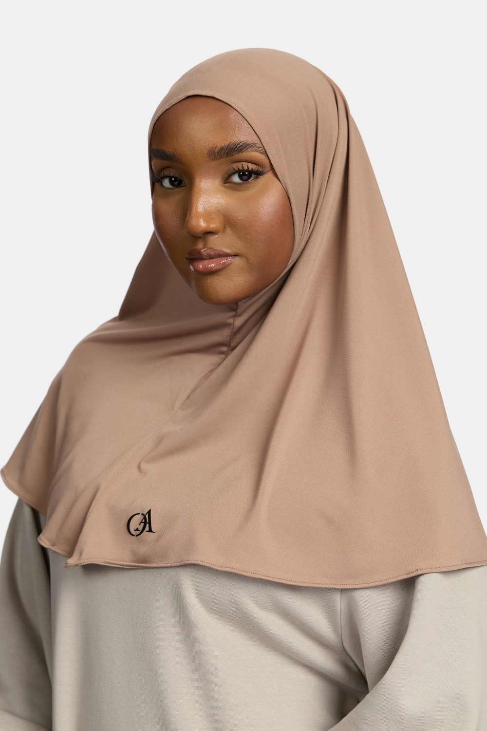 Premium jersey hijab Beaver - Afbeelding 2