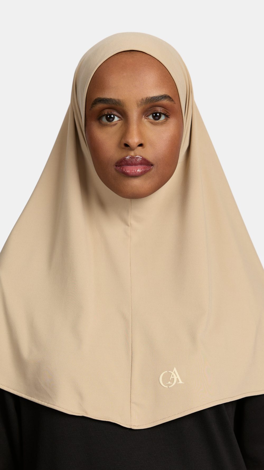 Premium jersey hijab Bone