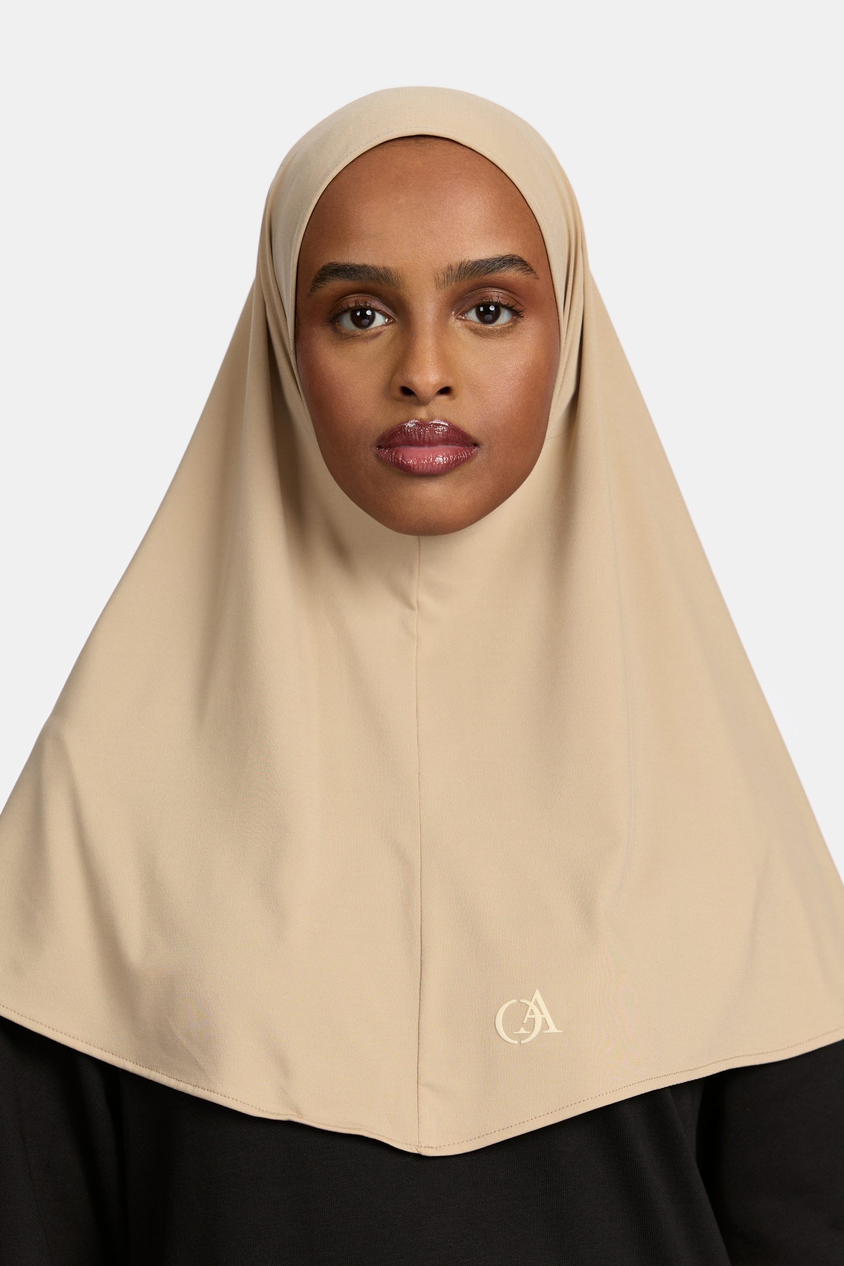 Premium jersey hijab Bone