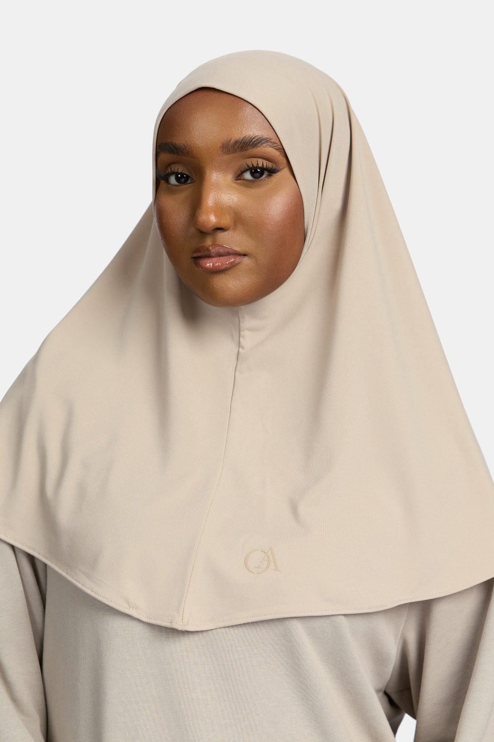 Premium jersey hijab Clay