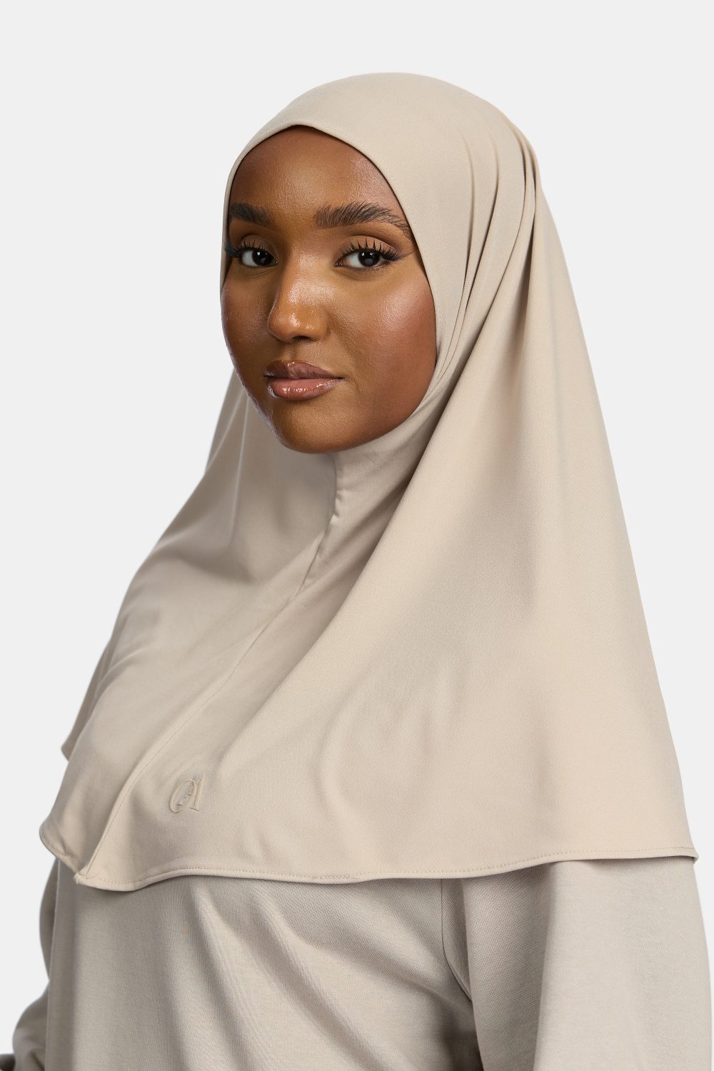 Premium jersey hijab Clay - Afbeelding 2