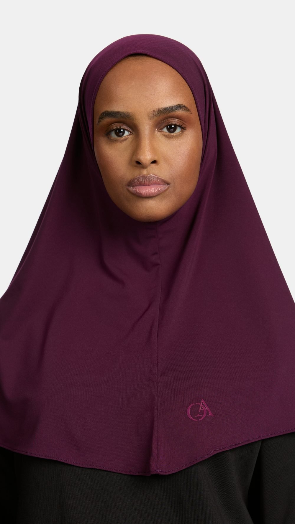 Premium jersey hijab Egg Plant