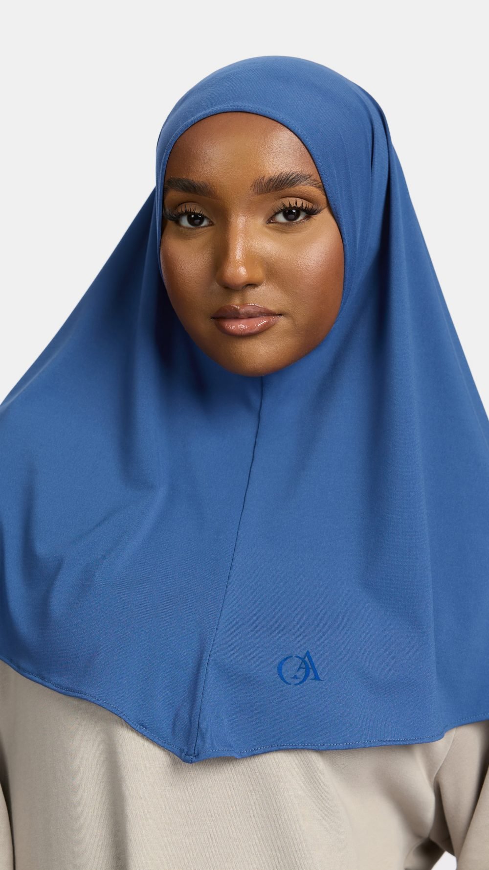 Premium jersey hijab Indigo
