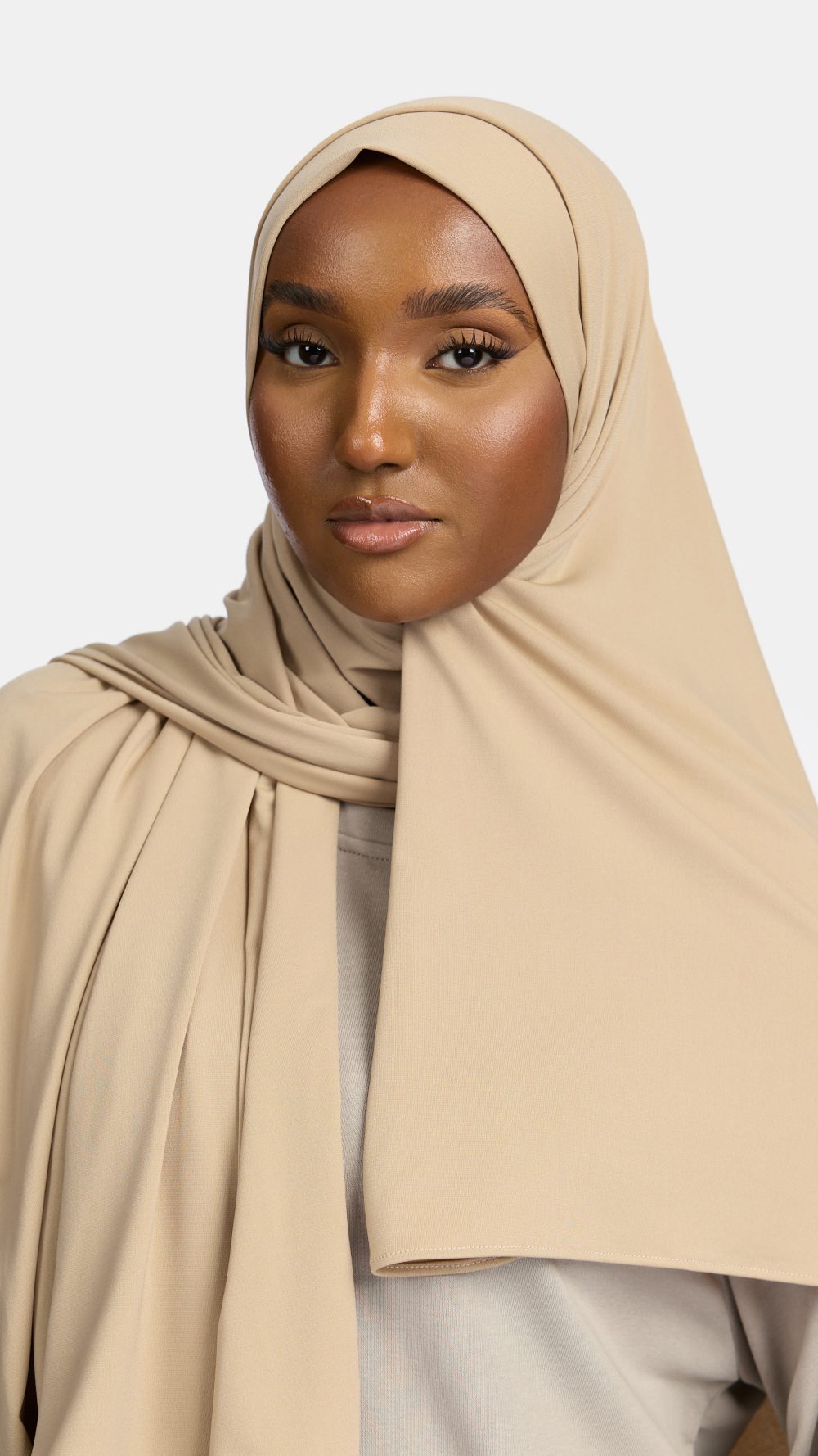 Premium jersey scarf Bone