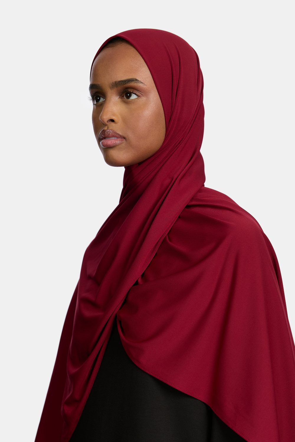 Premium jersey scarf Bordeaux - Afbeelding 2