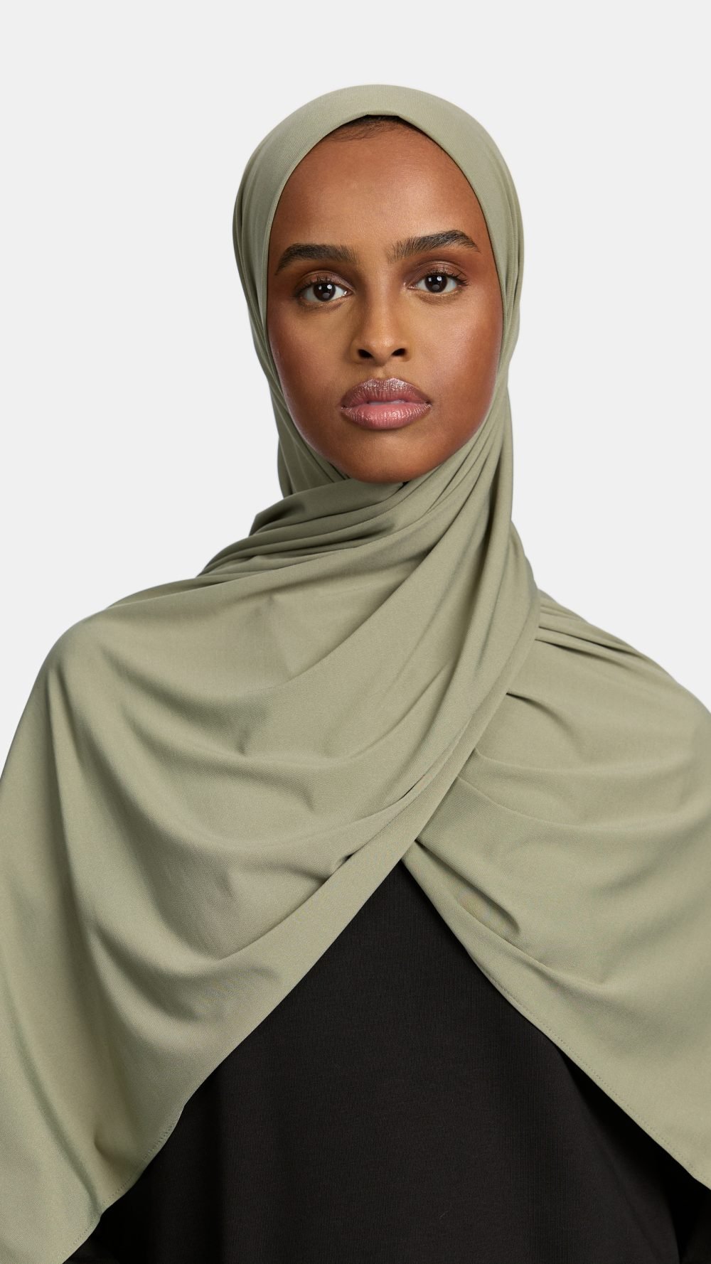 Premium jersey scarf Dark Sage