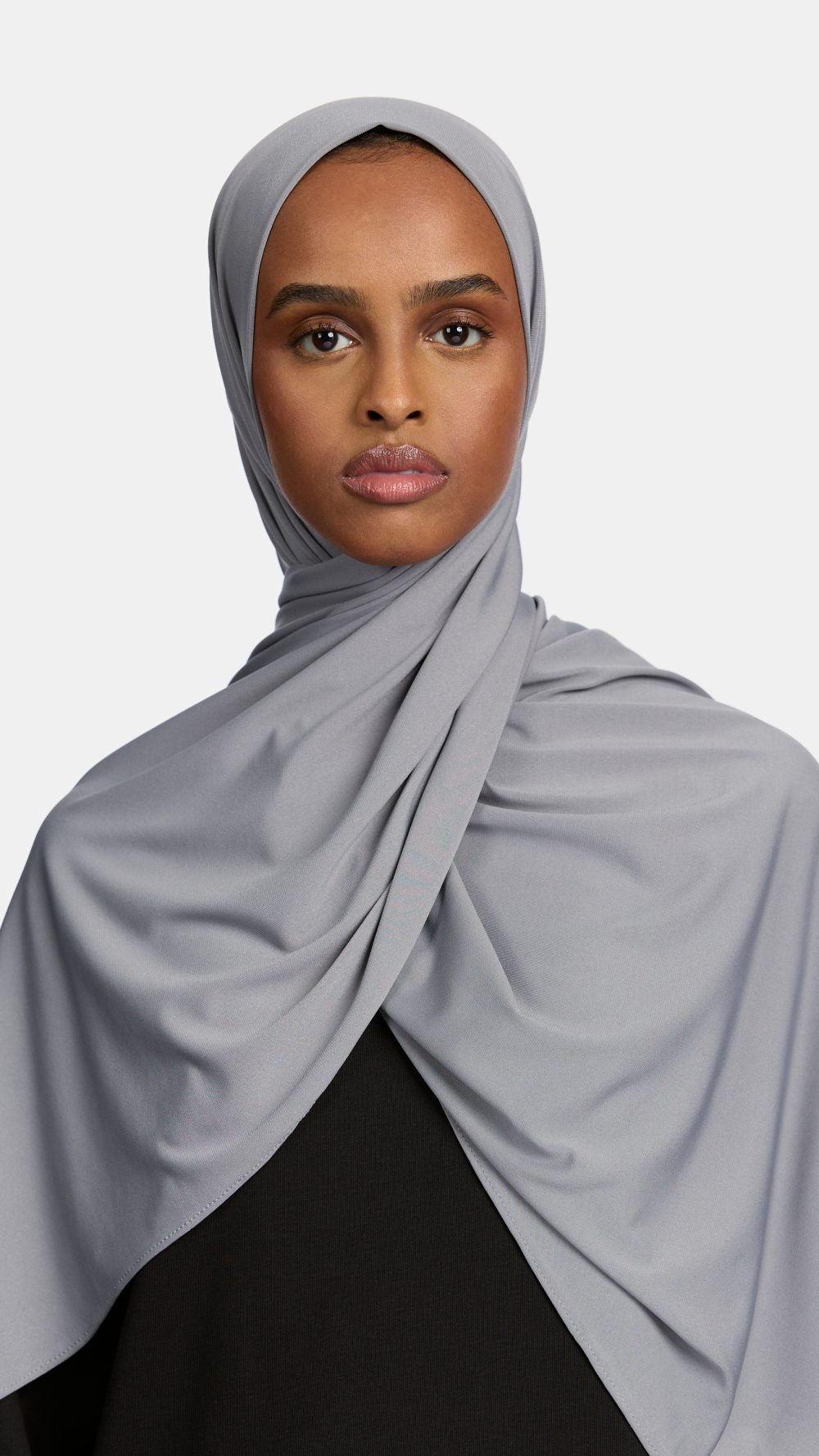 Premium jersey scarf Grey Blue