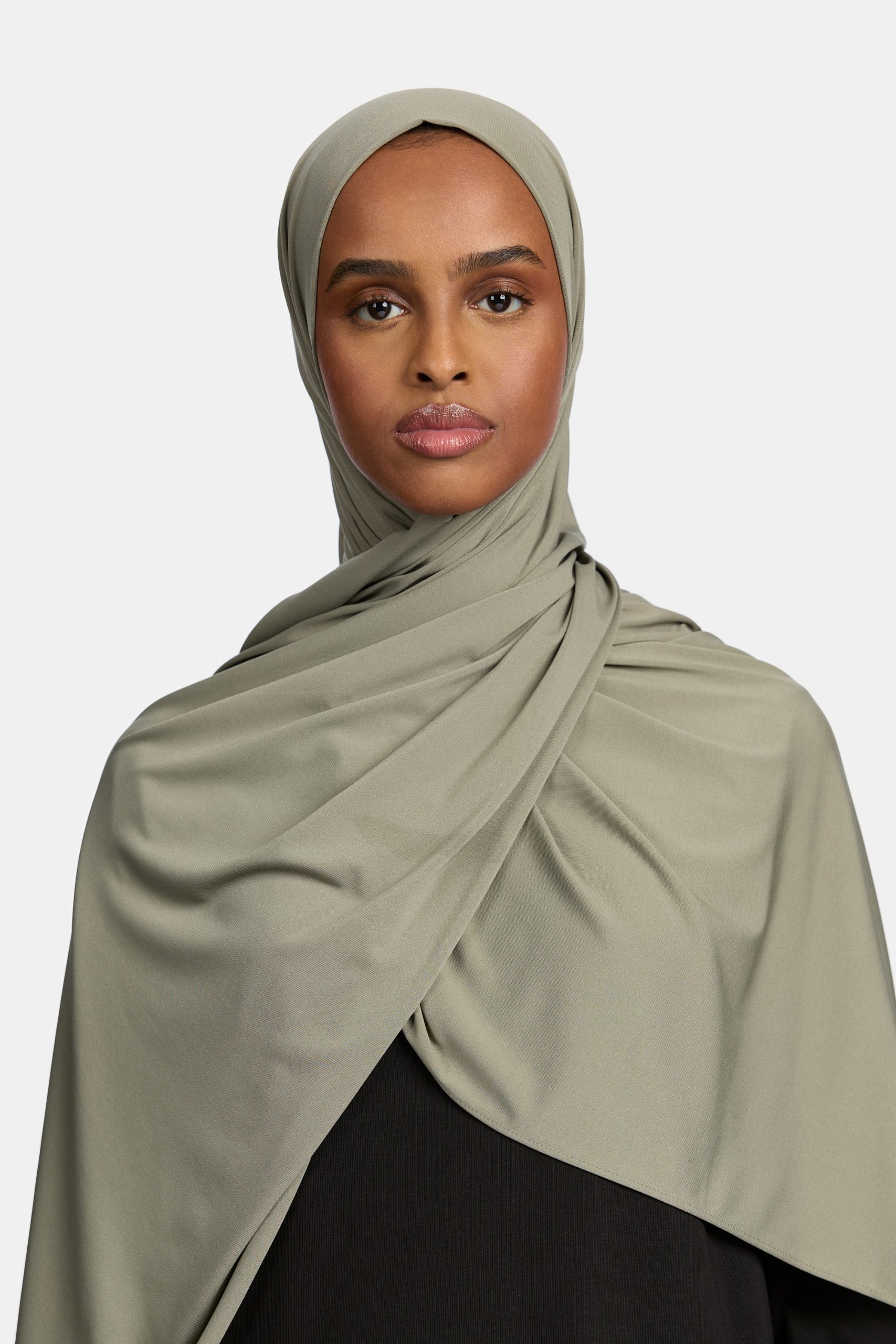 Premium jersey scarf Shadow Green