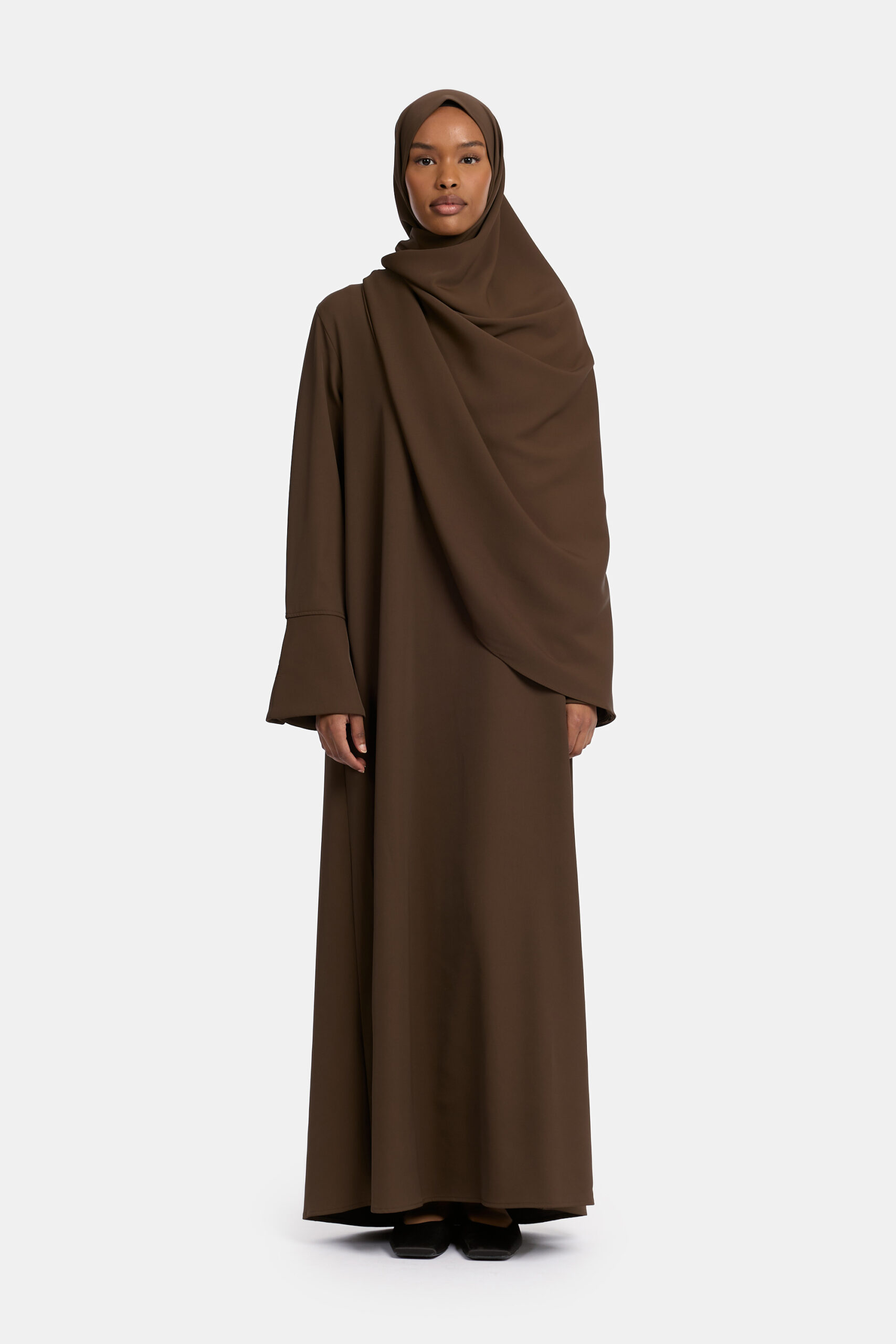 Simplicity abaya Dark Chocolate