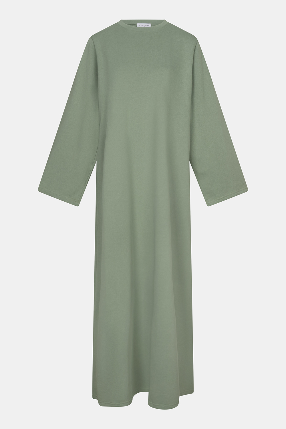 Sweater wide sleeve abaya Dusty Mint