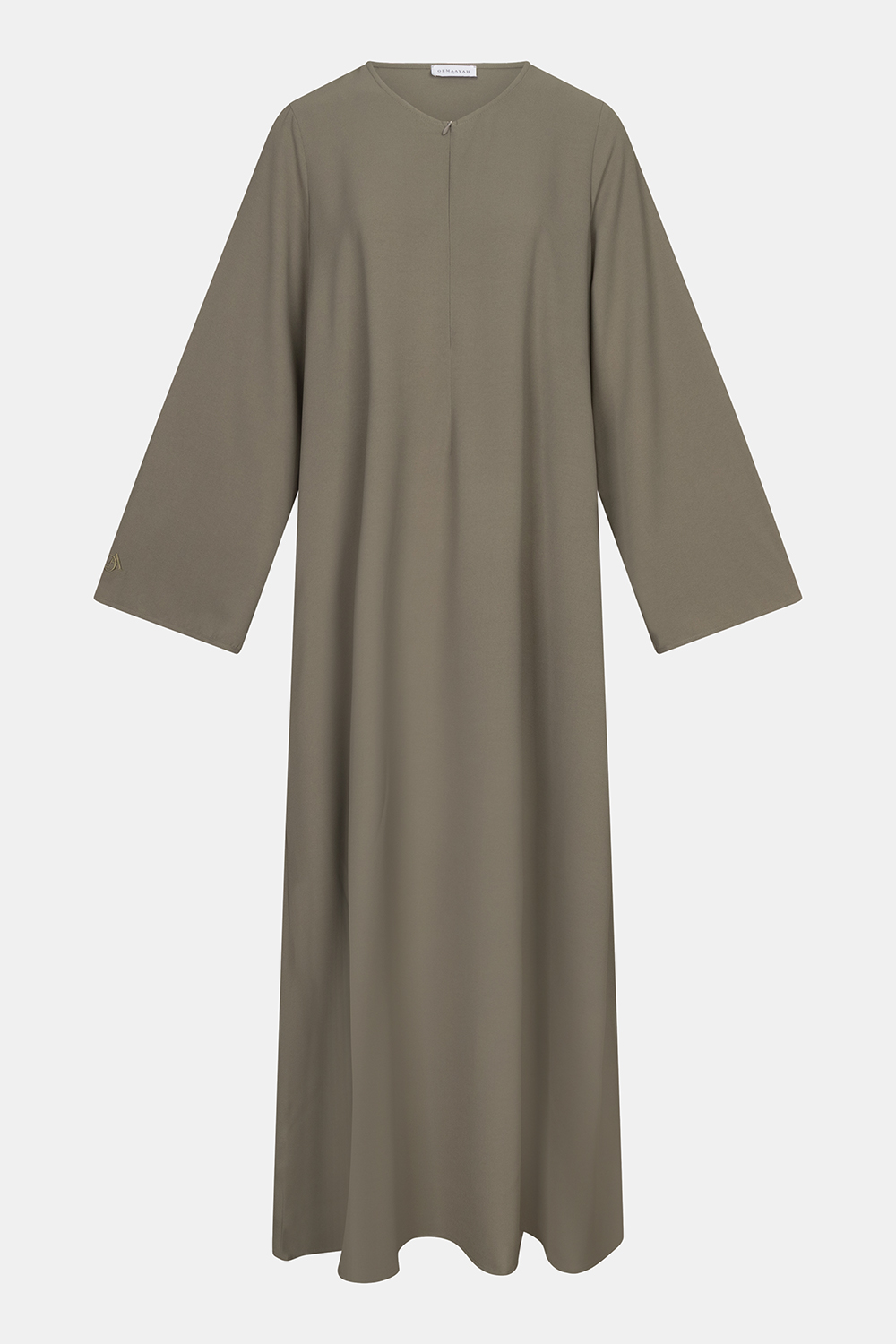 Lightweight stretch abaya Ash Green