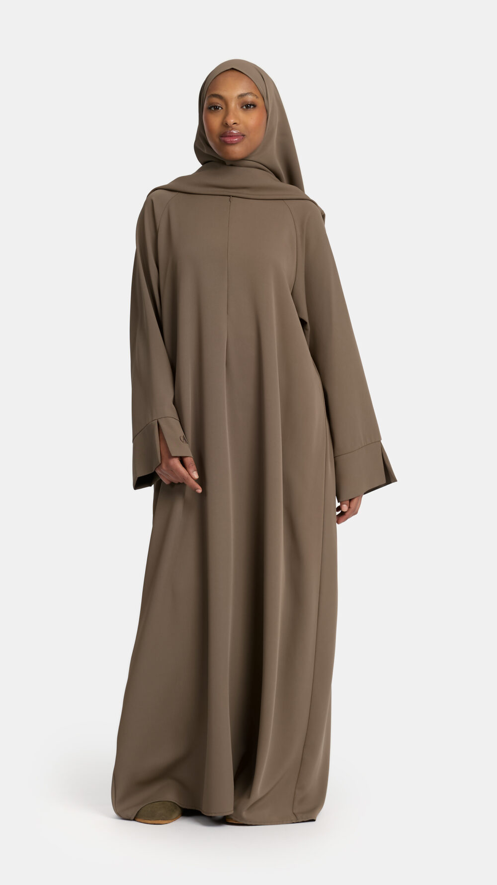 Oversized abaya Dark Taupe