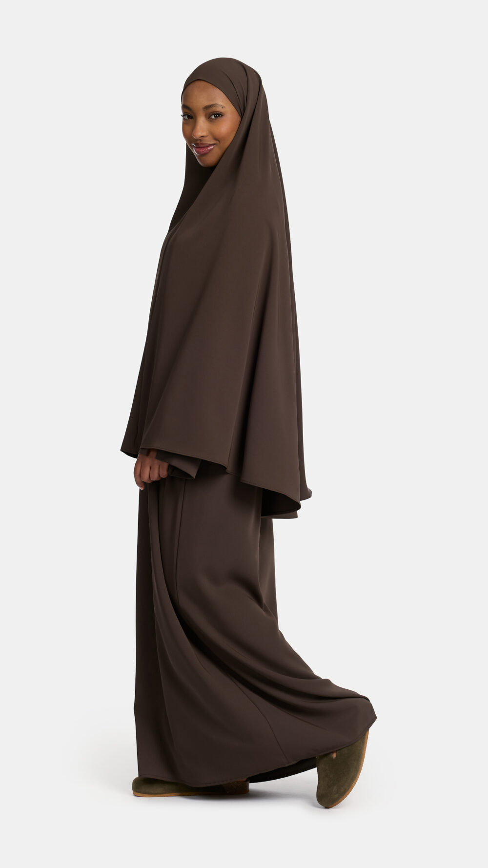 Heup khimar Deep Brown (oversized)