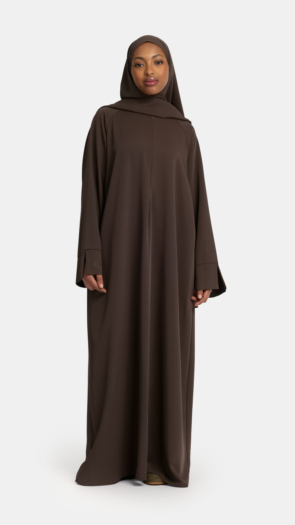 Oversized abaya Deep Brown