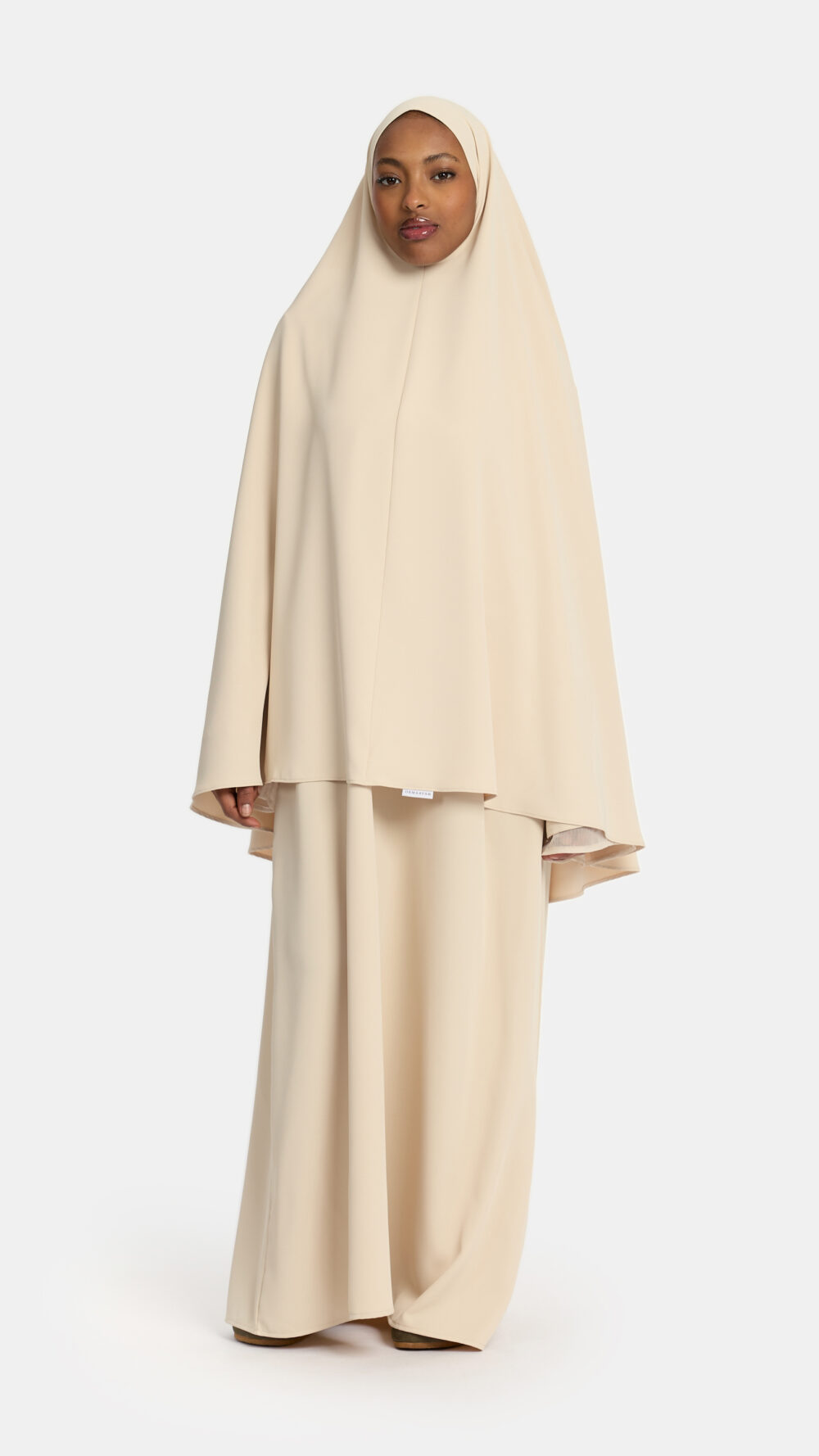 Heup khimar Beige (Double sleeve)