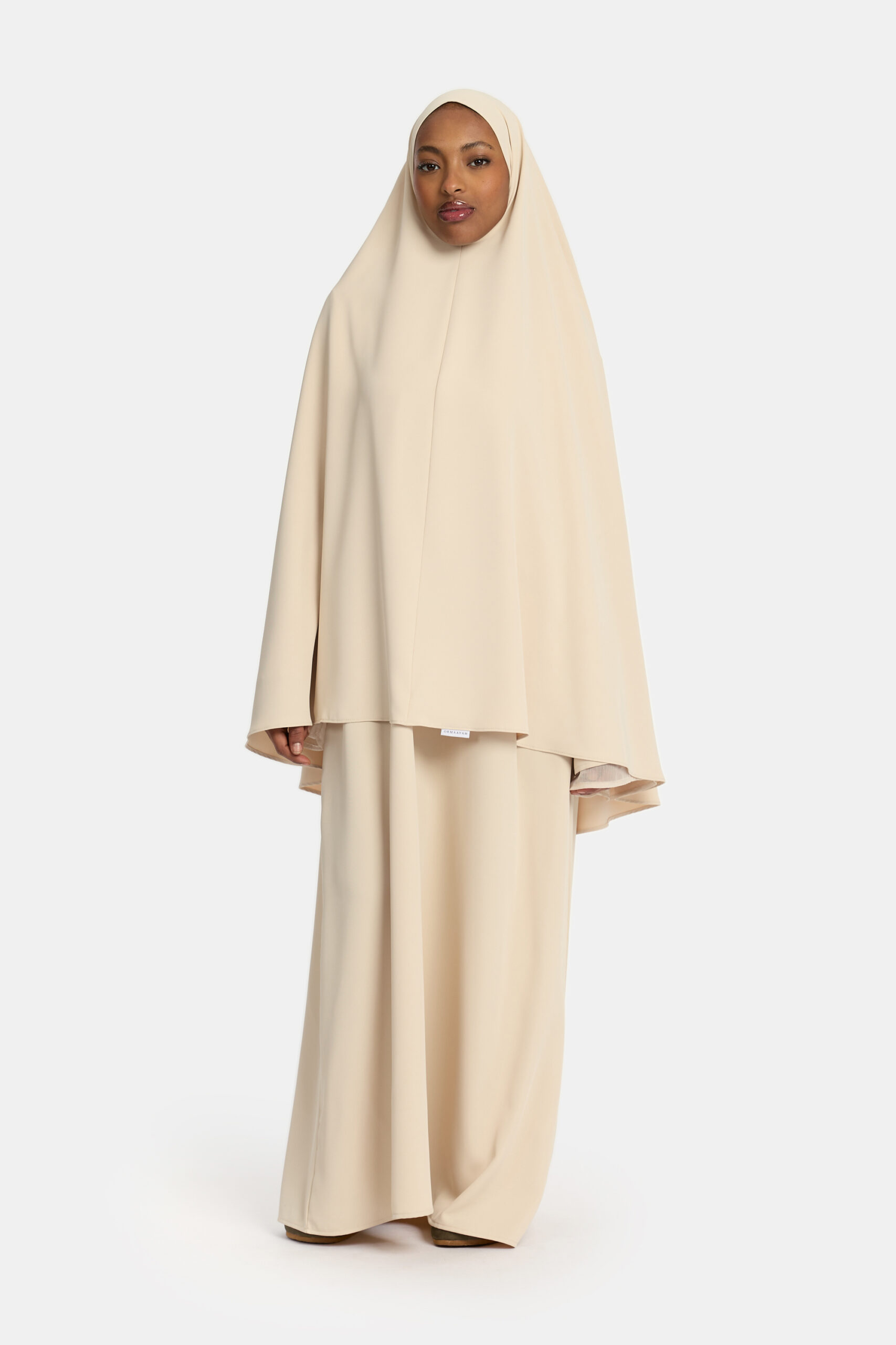 Heup khimar Beige (Double sleeve)