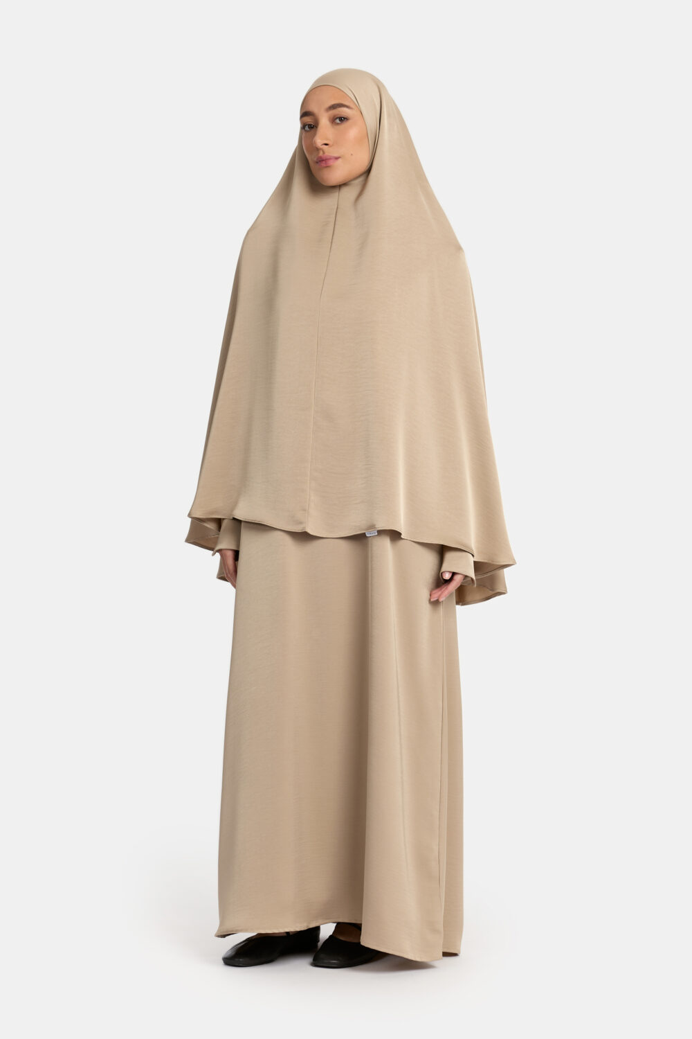 heup-khimar-satin-taupe-button-sleeve-oemaayah