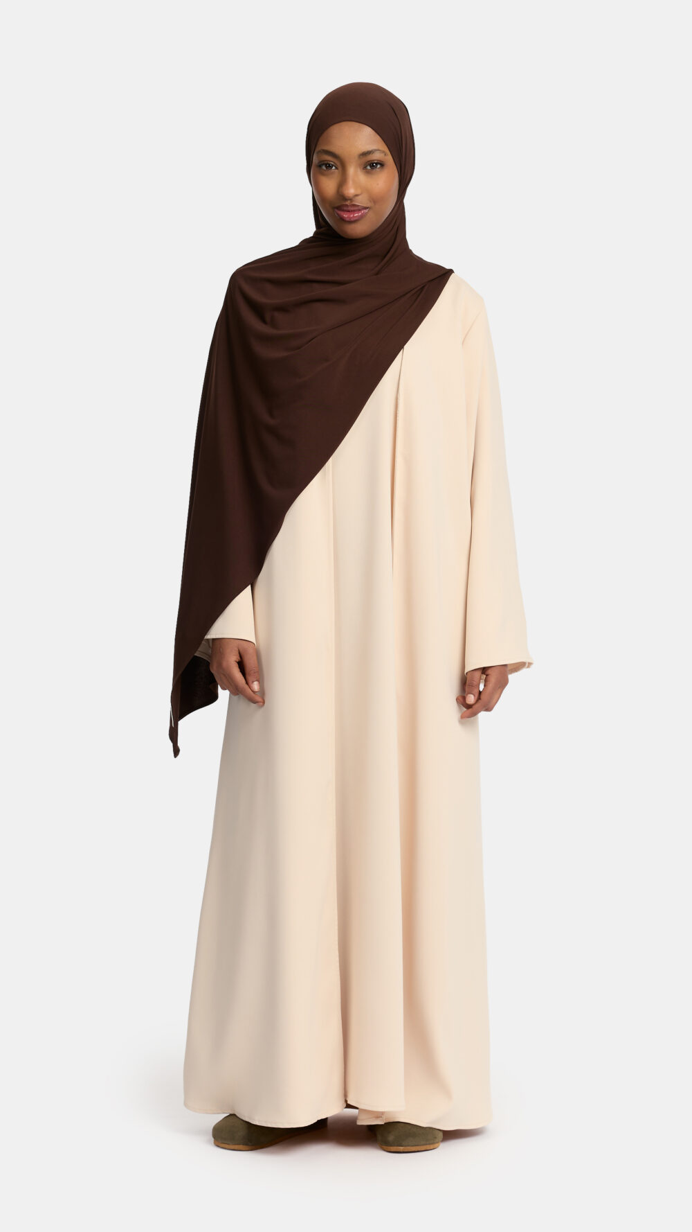 Kimono and abaya set Beige