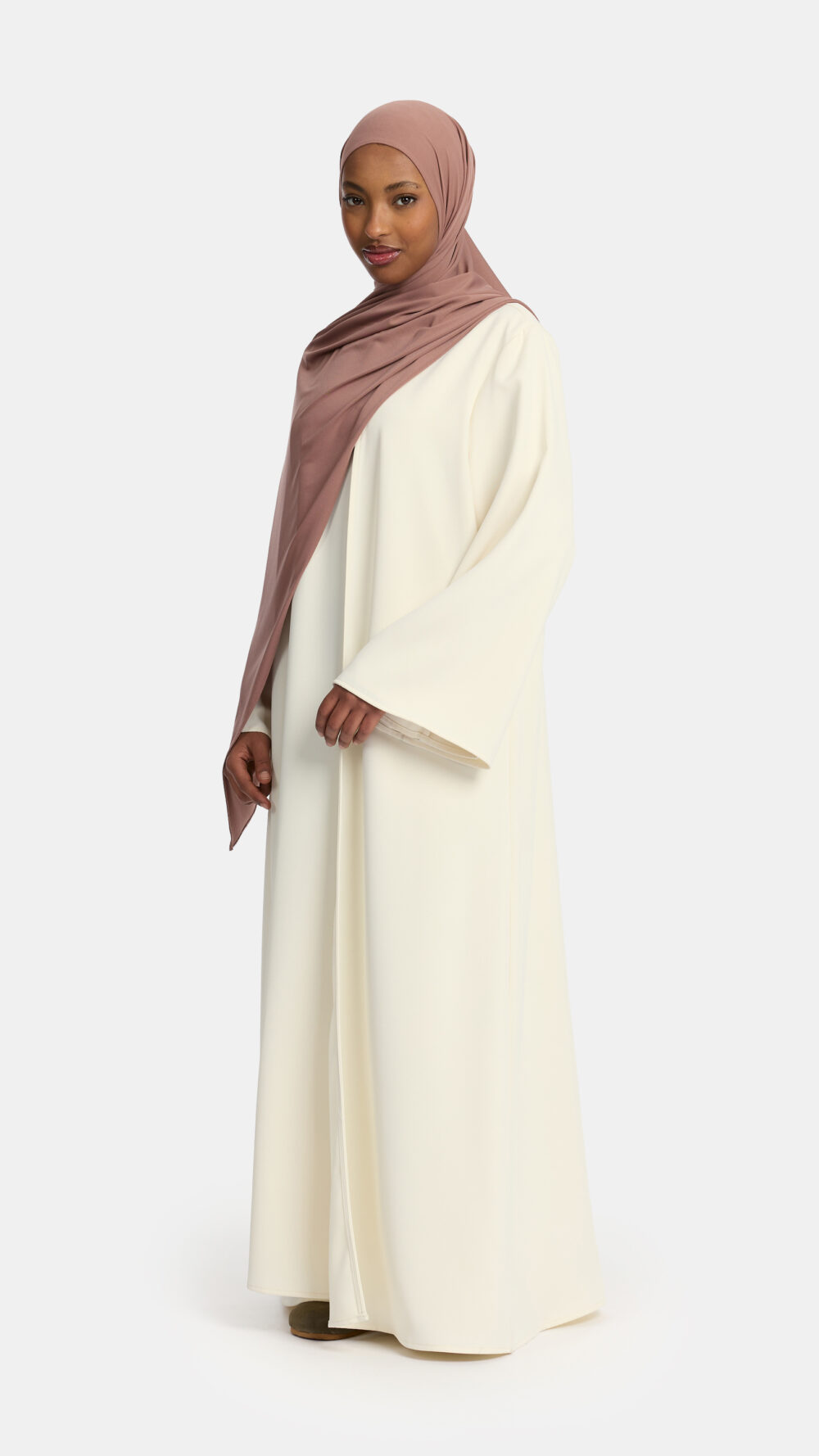 Kimono and abaya set Cloud White