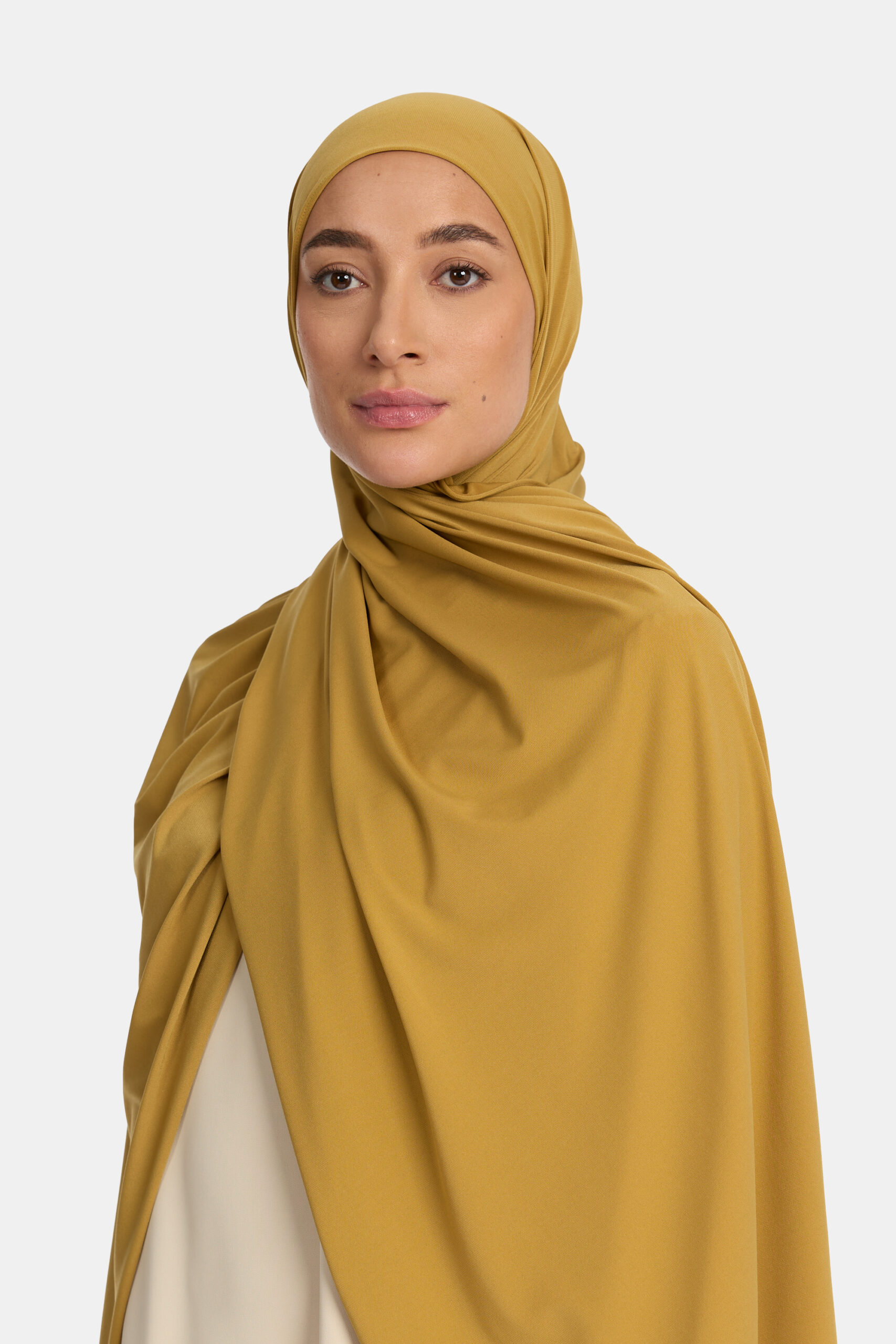 Premium jersey scarf Honey Mustard - Afbeelding 2