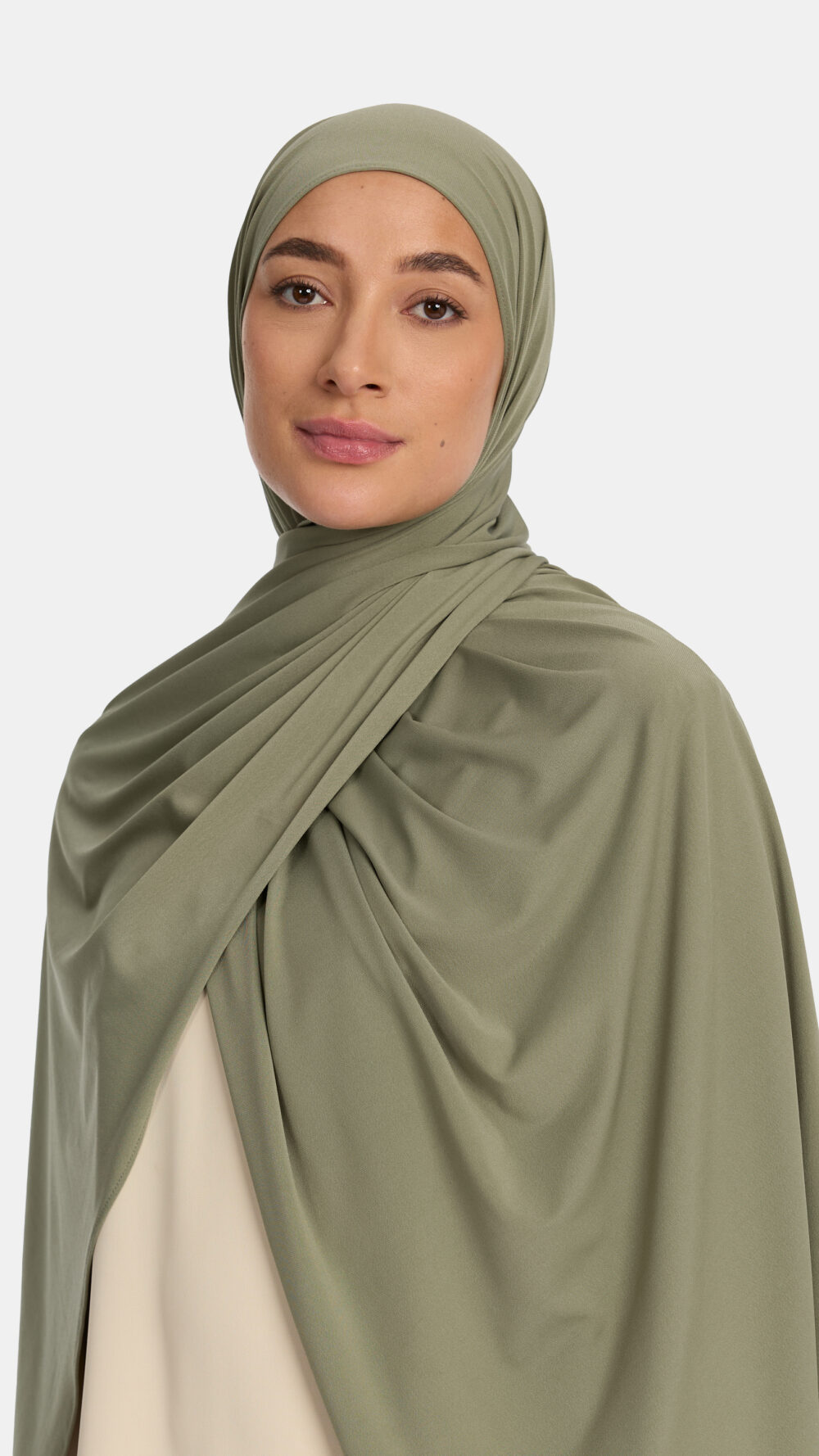 Premium jersey scarf Dark Sage