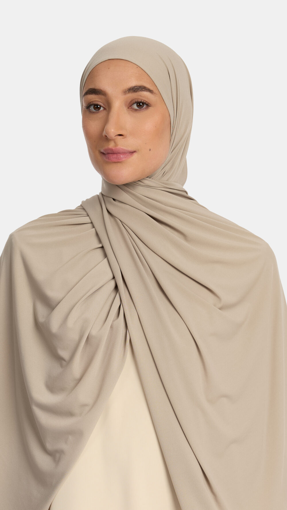 Premium jersey scarf Clay