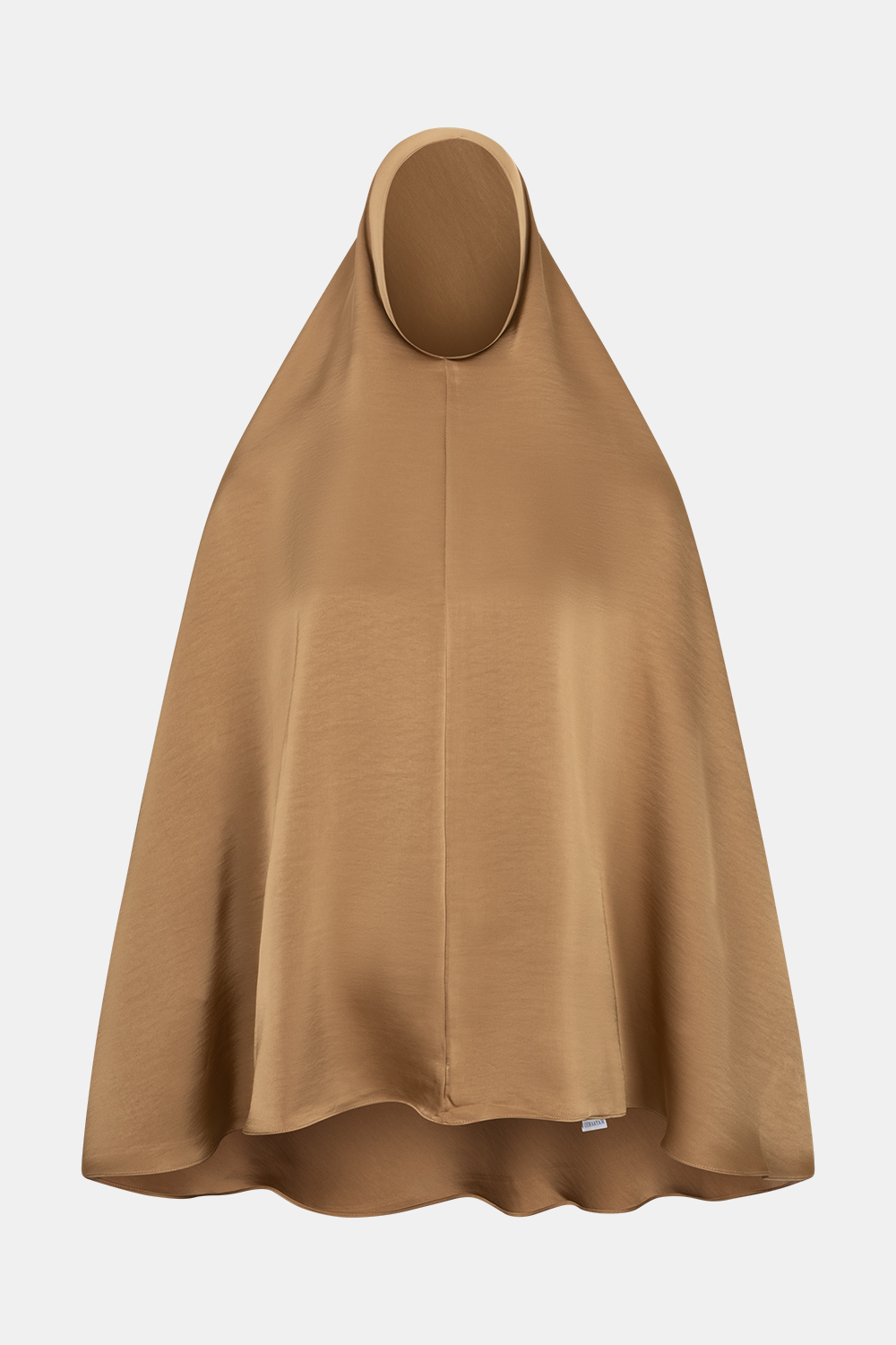 Satin Heup khimar Deep Taupe