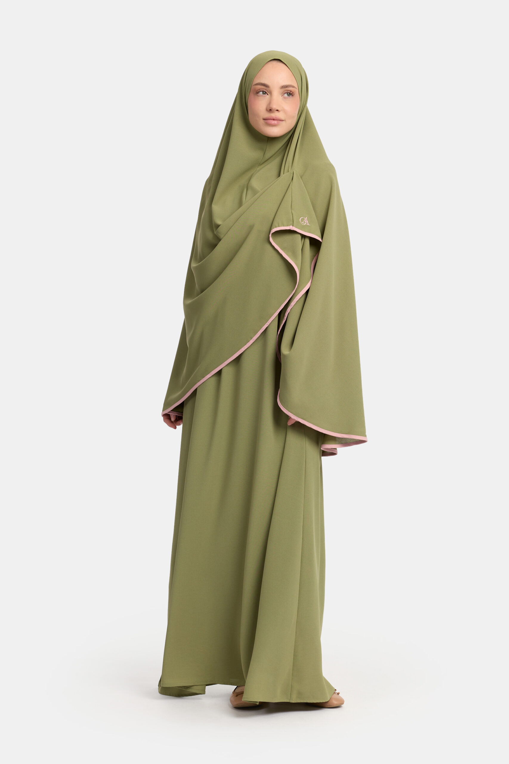Magnet abaya and khimar set Leaf - Afbeelding 3