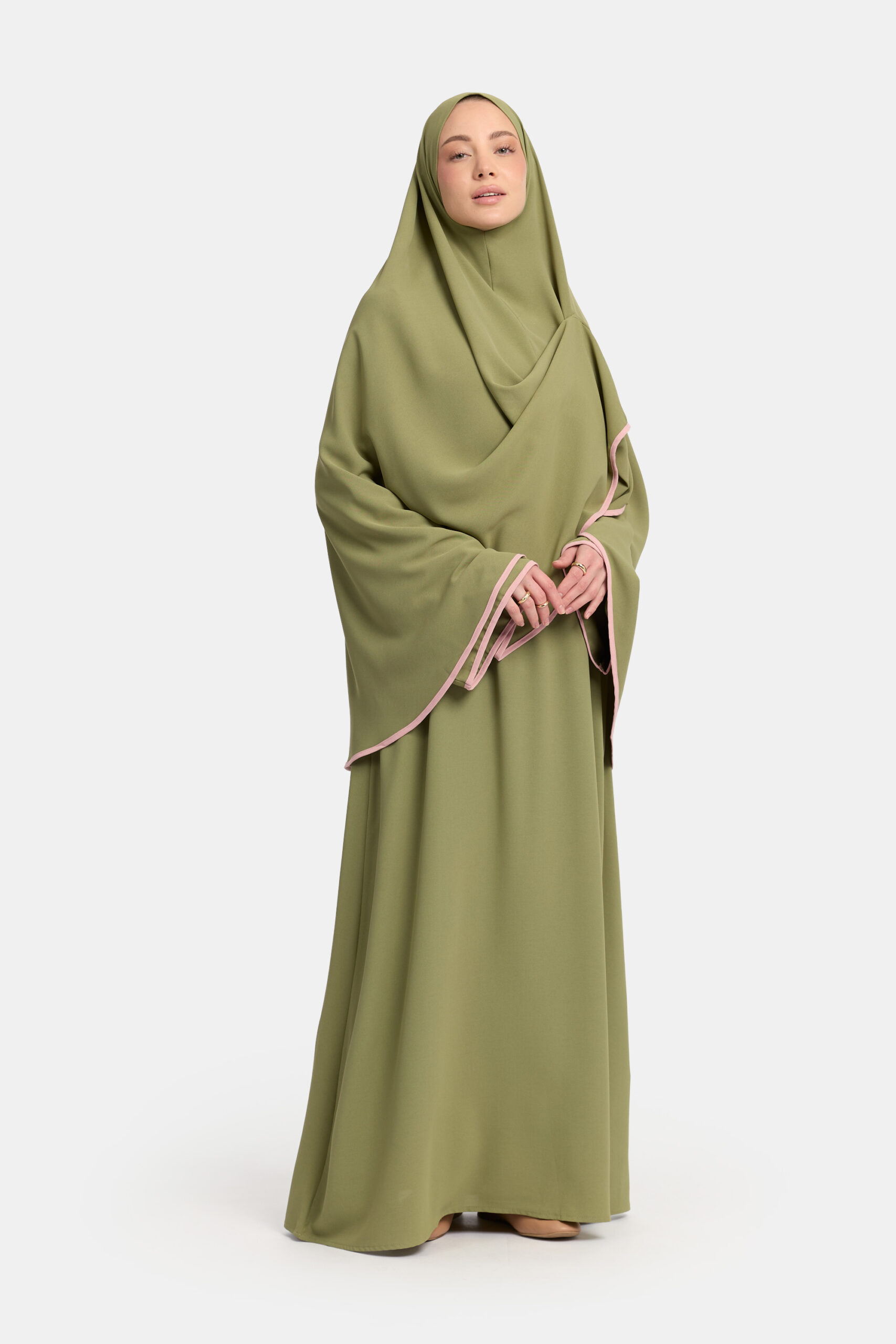 Magnet abaya and khimar set Leaf - Afbeelding 2